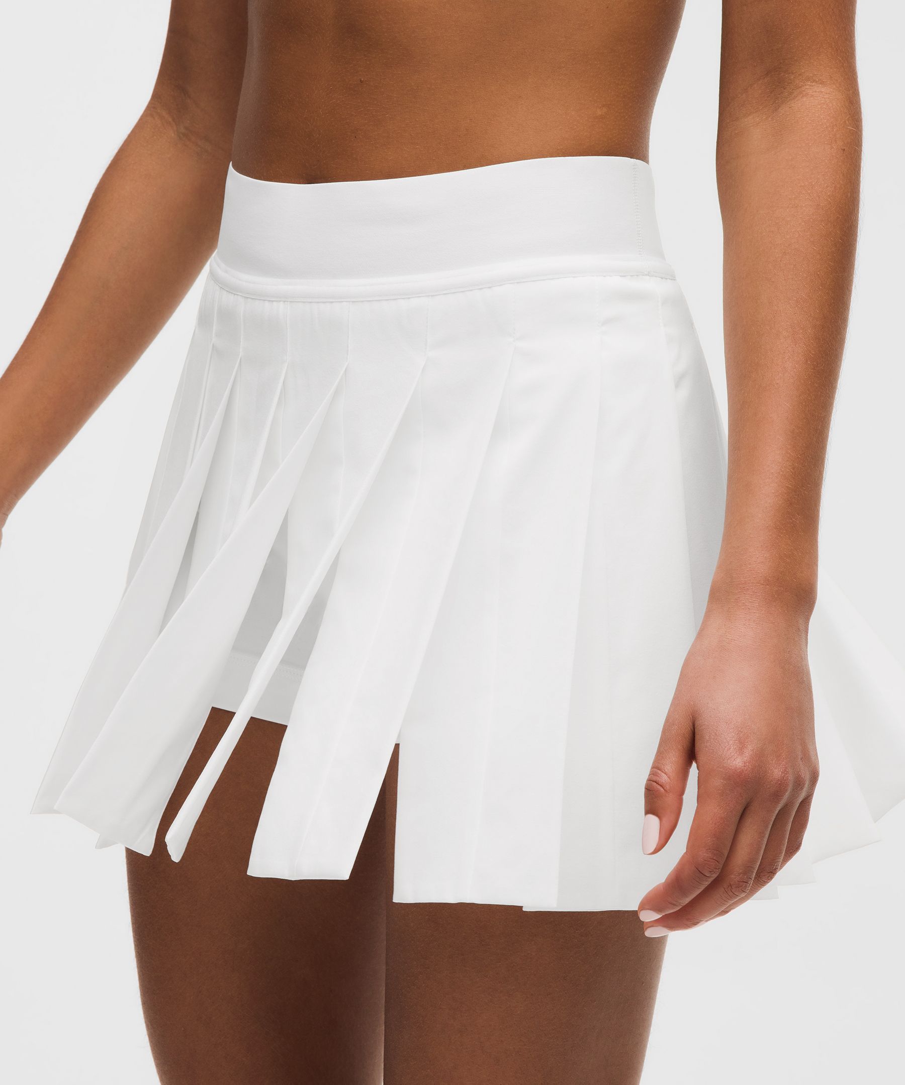 Lululemon Peek-A-Boo Pleat Mid-Rise Tennis Skirt INTERNATIONAL SHIPPING