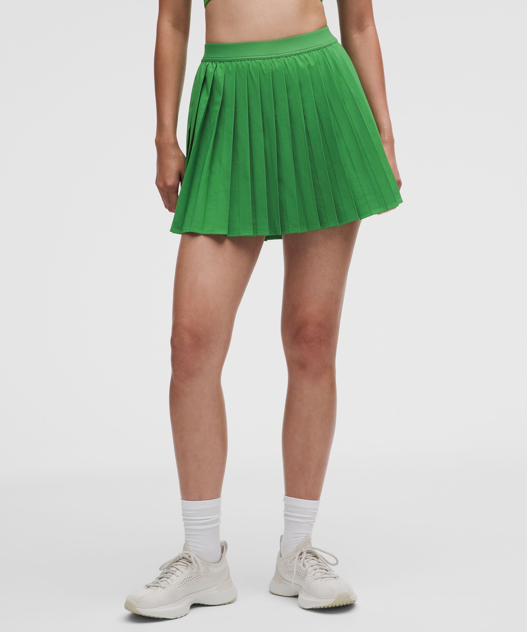 Jupe de tennis plissée taille haute
