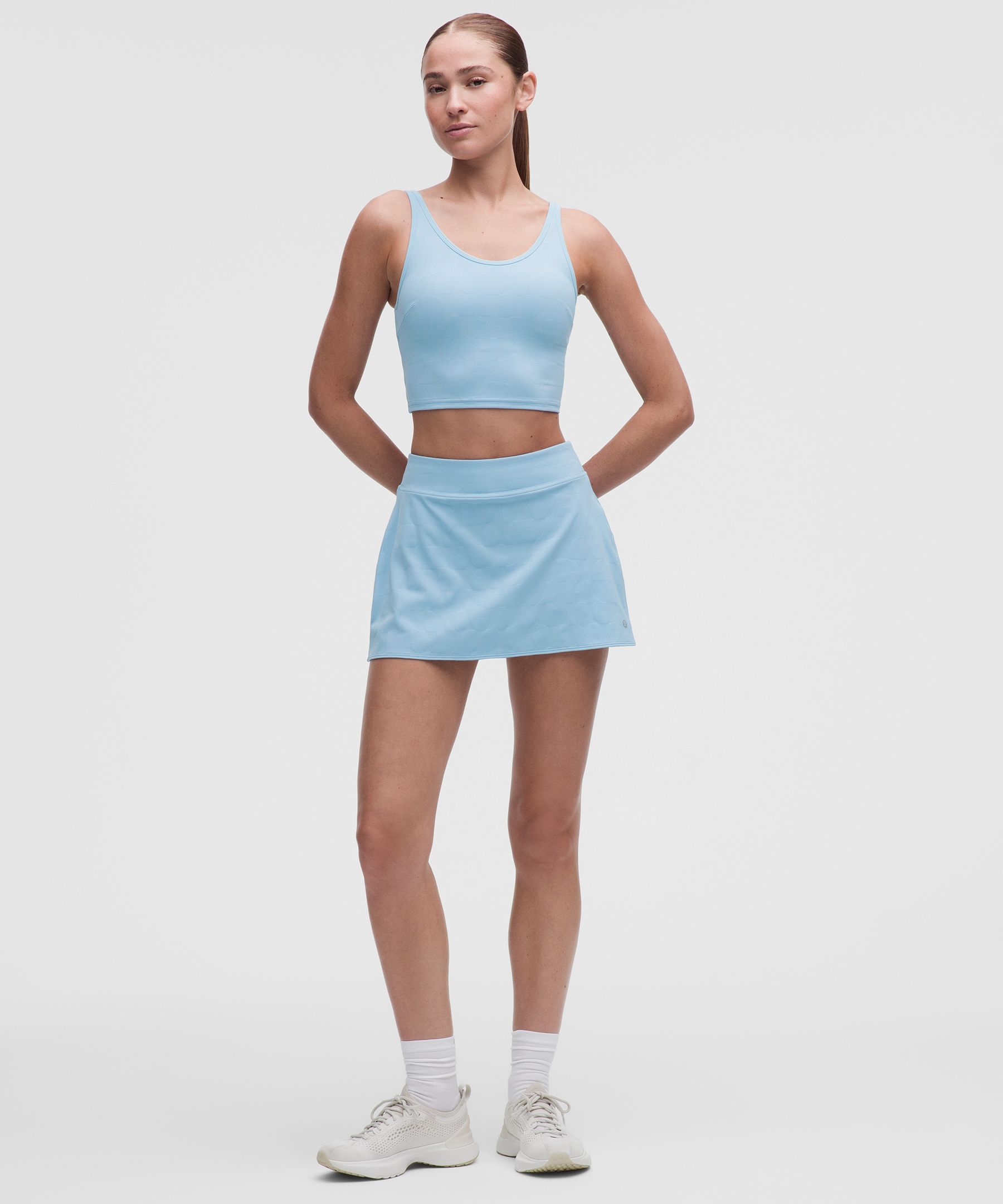High-Rise Tennis Mini Skirt *Jacquard