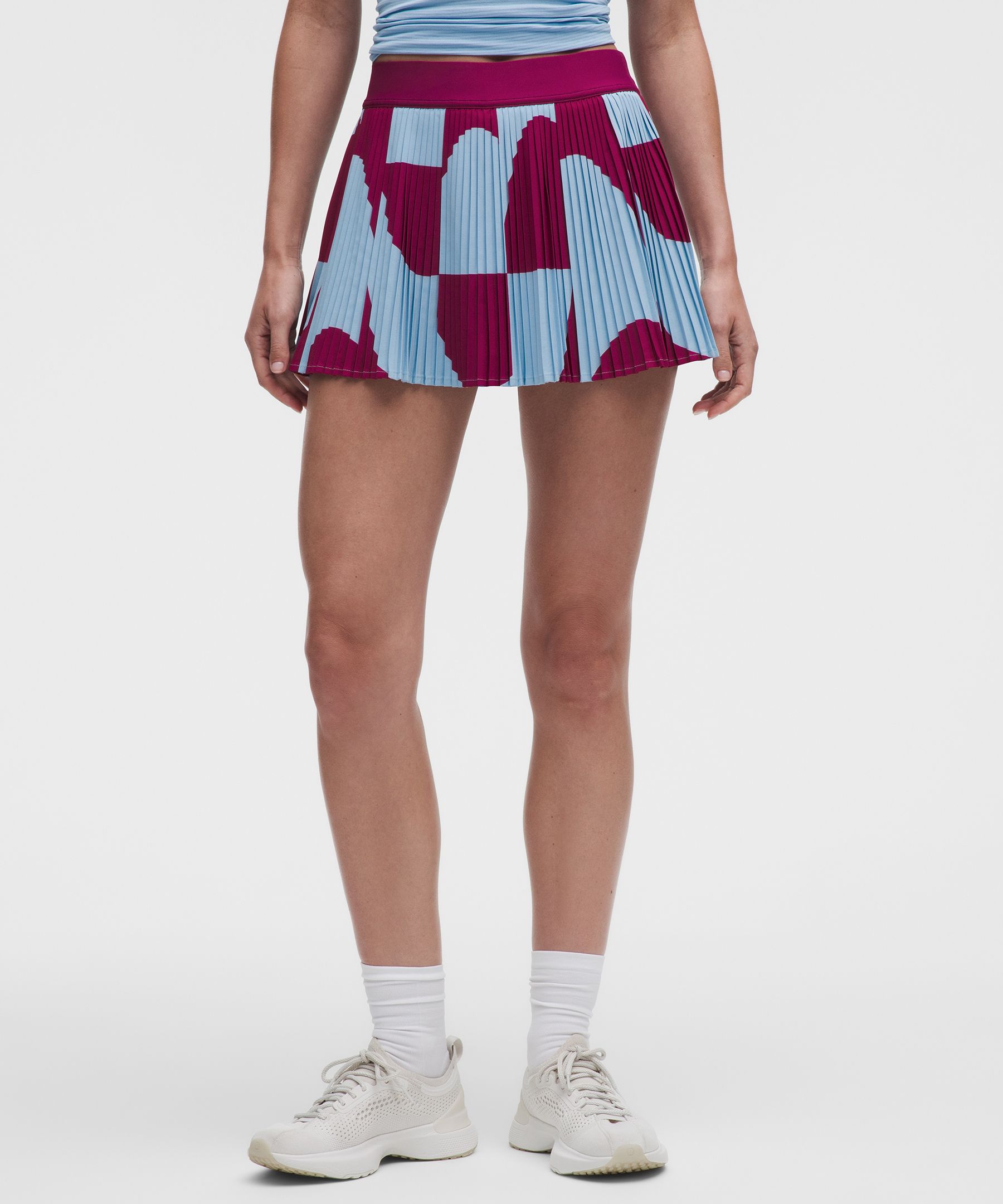 Falda RePleat de tiro alto plisada para tenis *Contrast