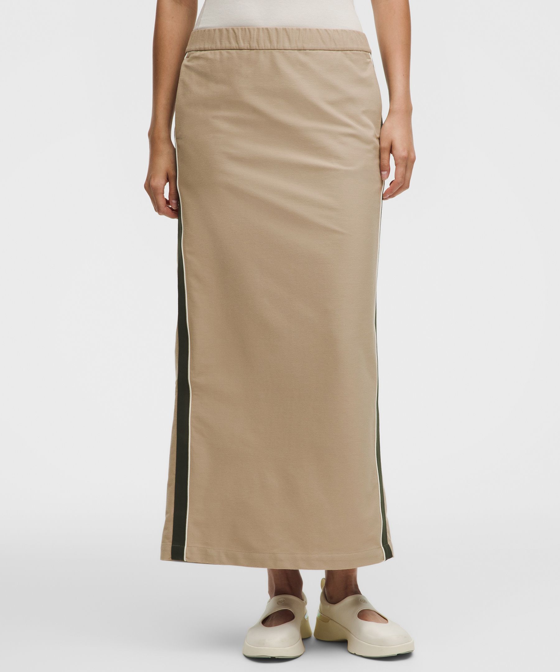 Light Utilitech Twill Mid-Rise Maxi Skirt
