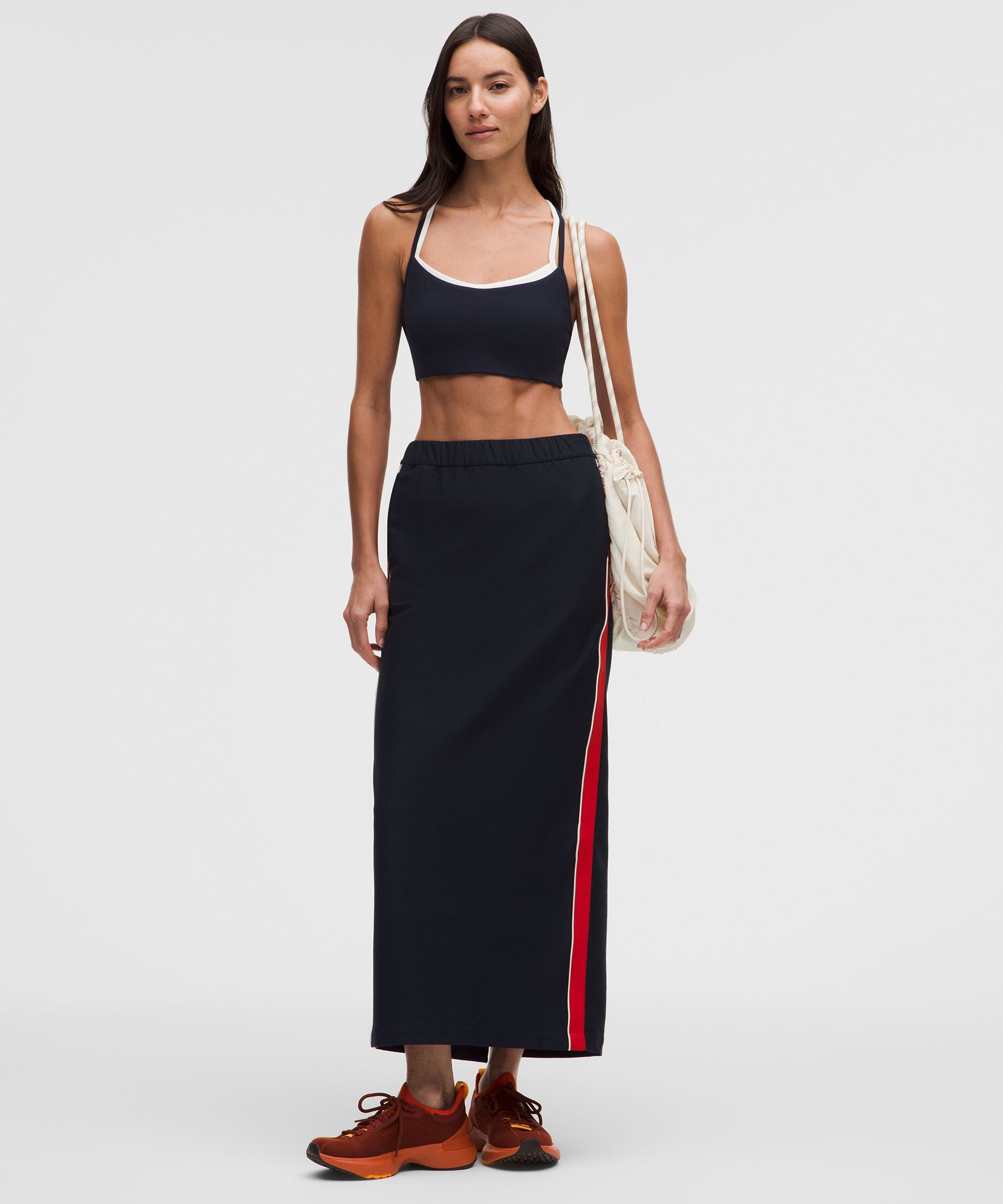 Light Utilitech Twill Mid-Rise Maxi Skirt