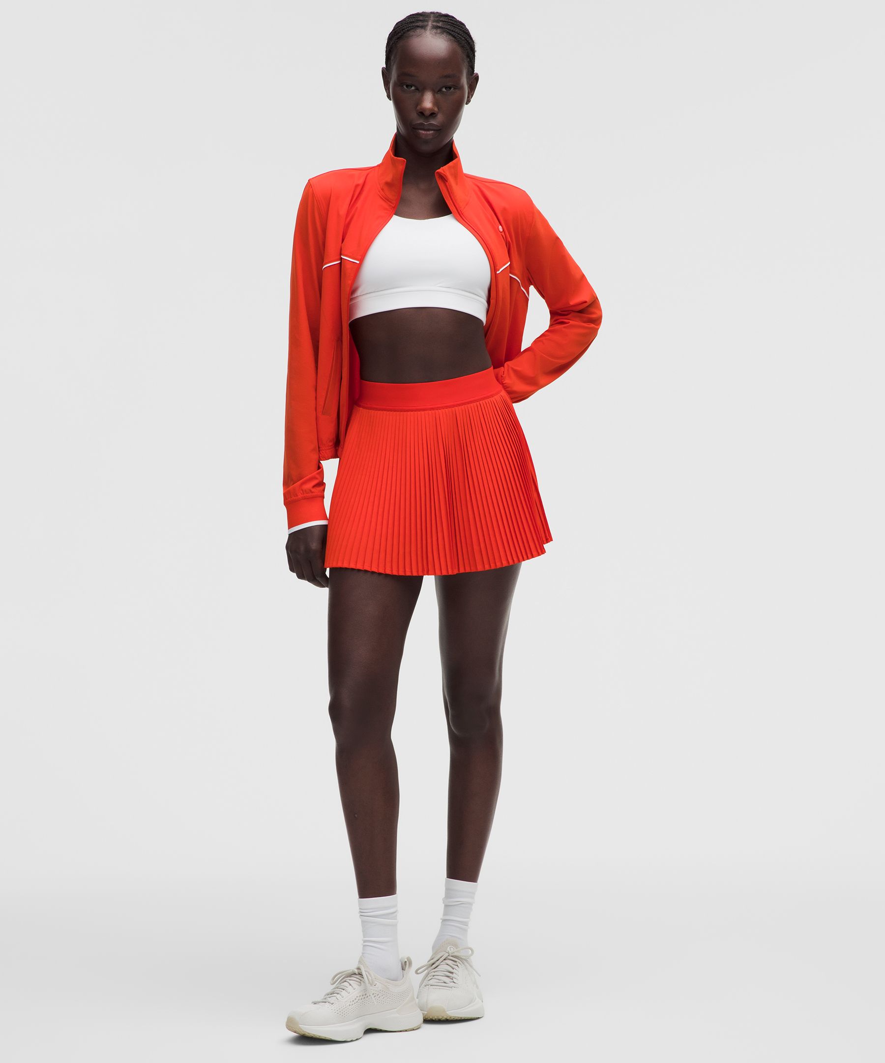 lululemon – Women’s RePleat High-Rise Tennis Skirt – Color Red – Size 8