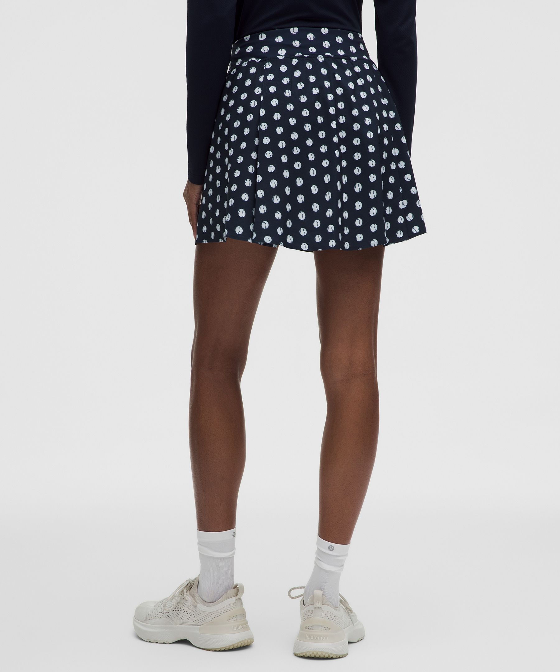 A-Line Side-Pleat Tennis Skirt