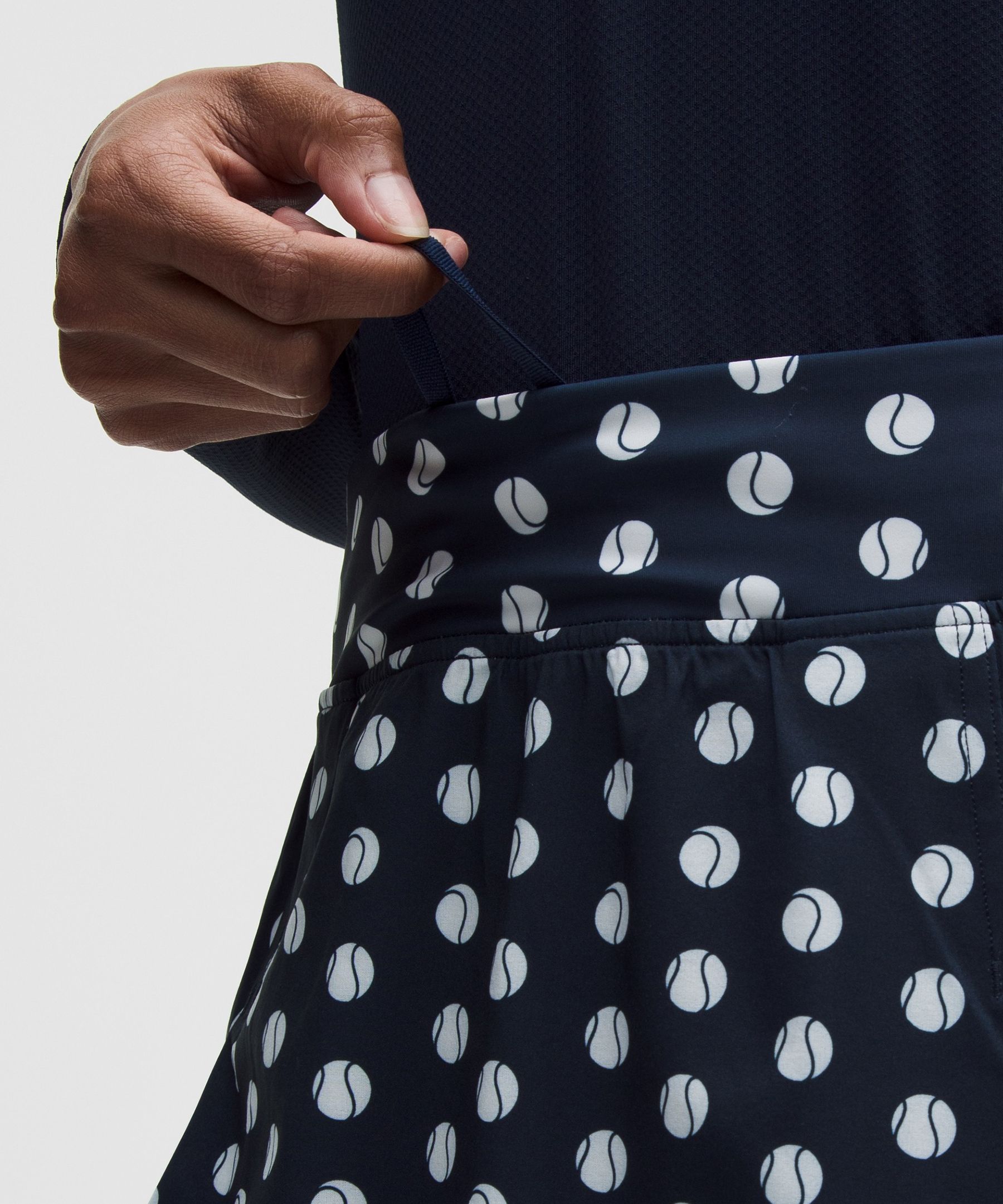 A-Line Side-Pleat Tennis Skirt