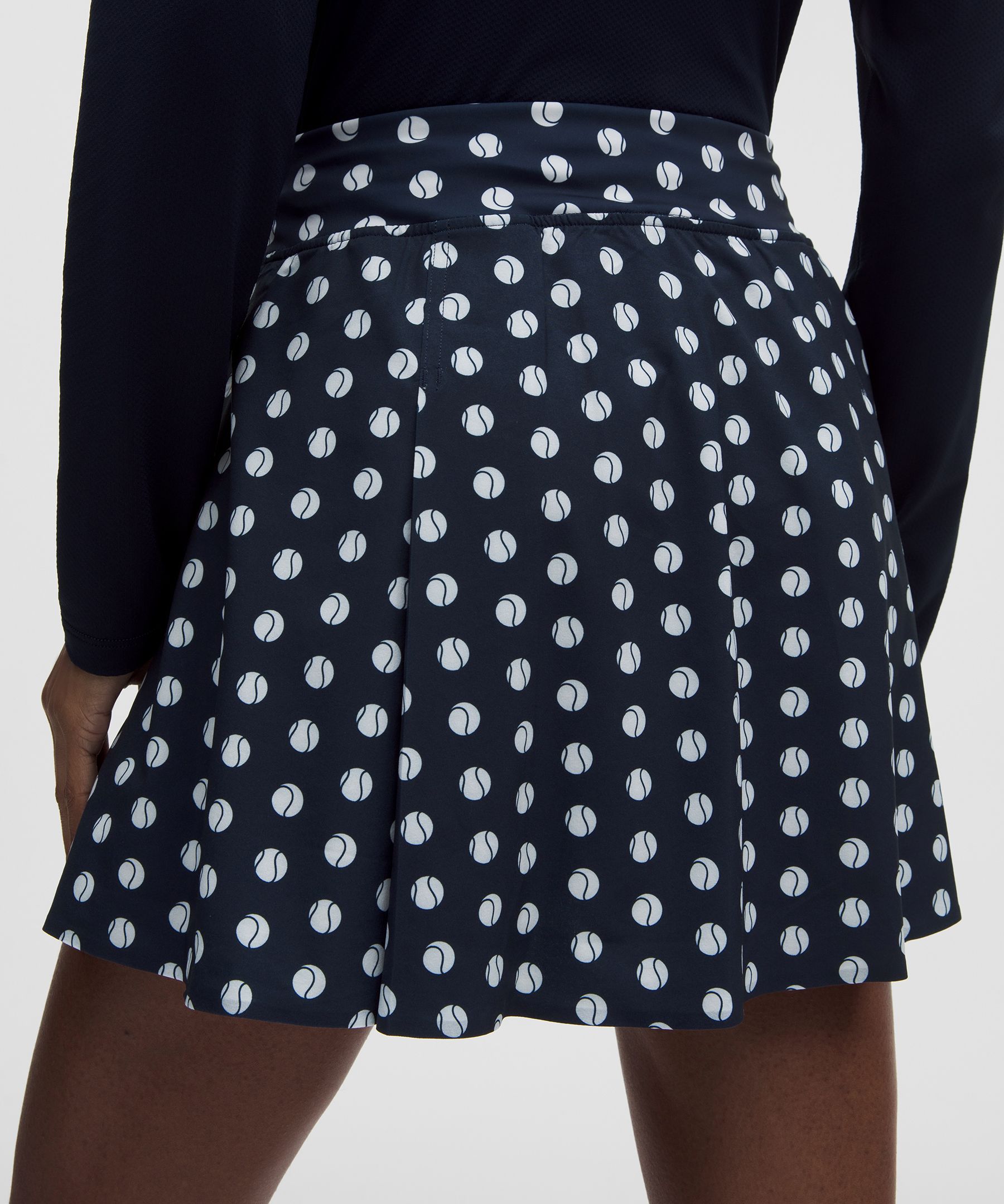 A-Line Side-Pleat Tennis Skirt