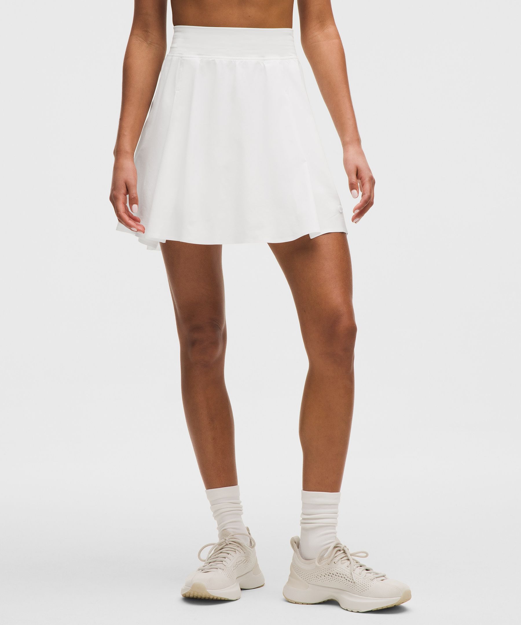 A-Line Side-Pleat Tennis Skirt *Long