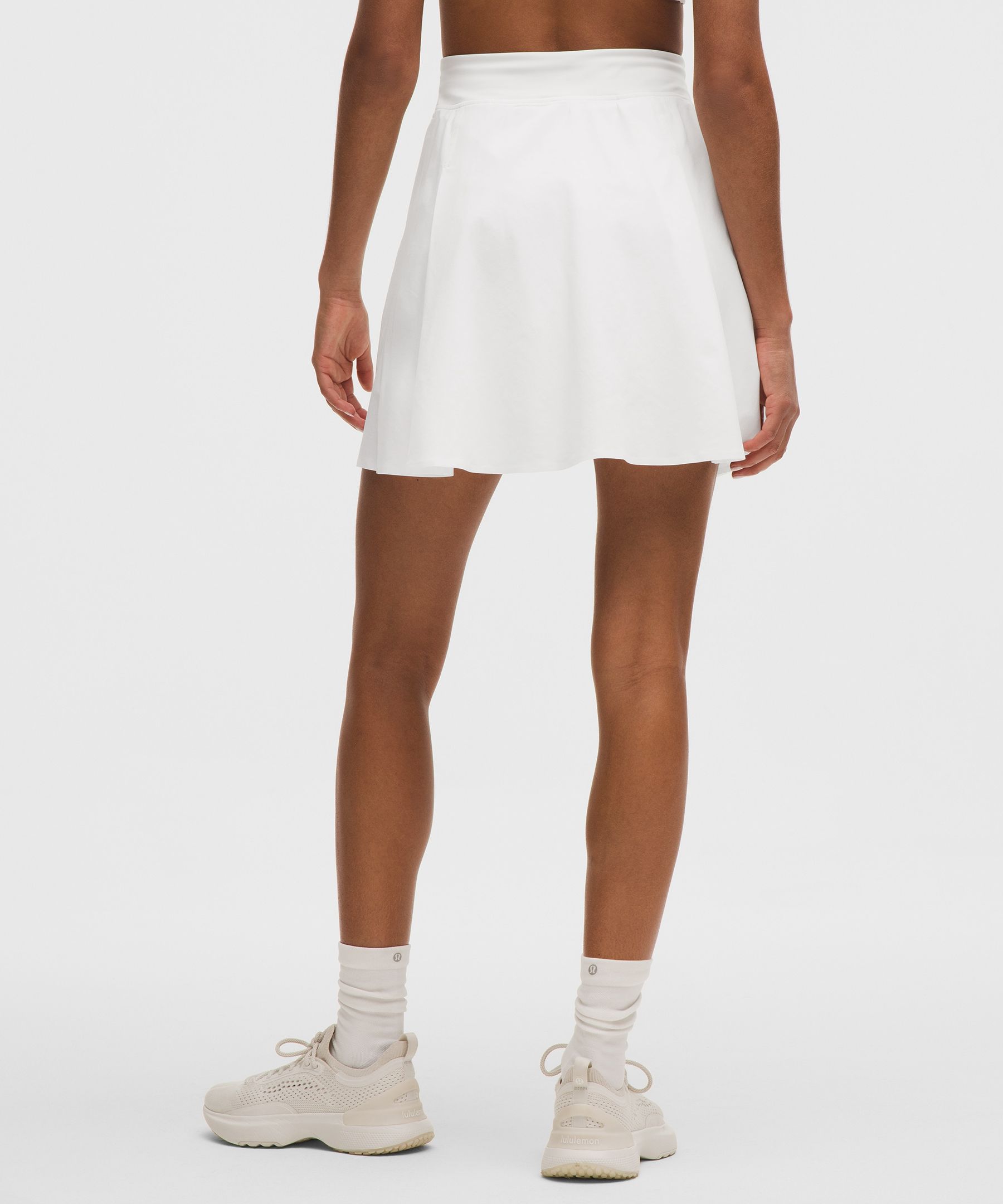 A-Line Side-Pleat Tennis Skirt *Long