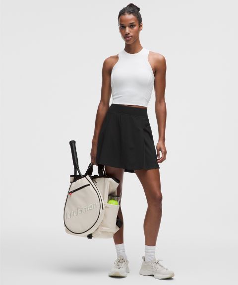 Женская теннисная юбка Lululemon A-Line Side-Pleat удлинённая