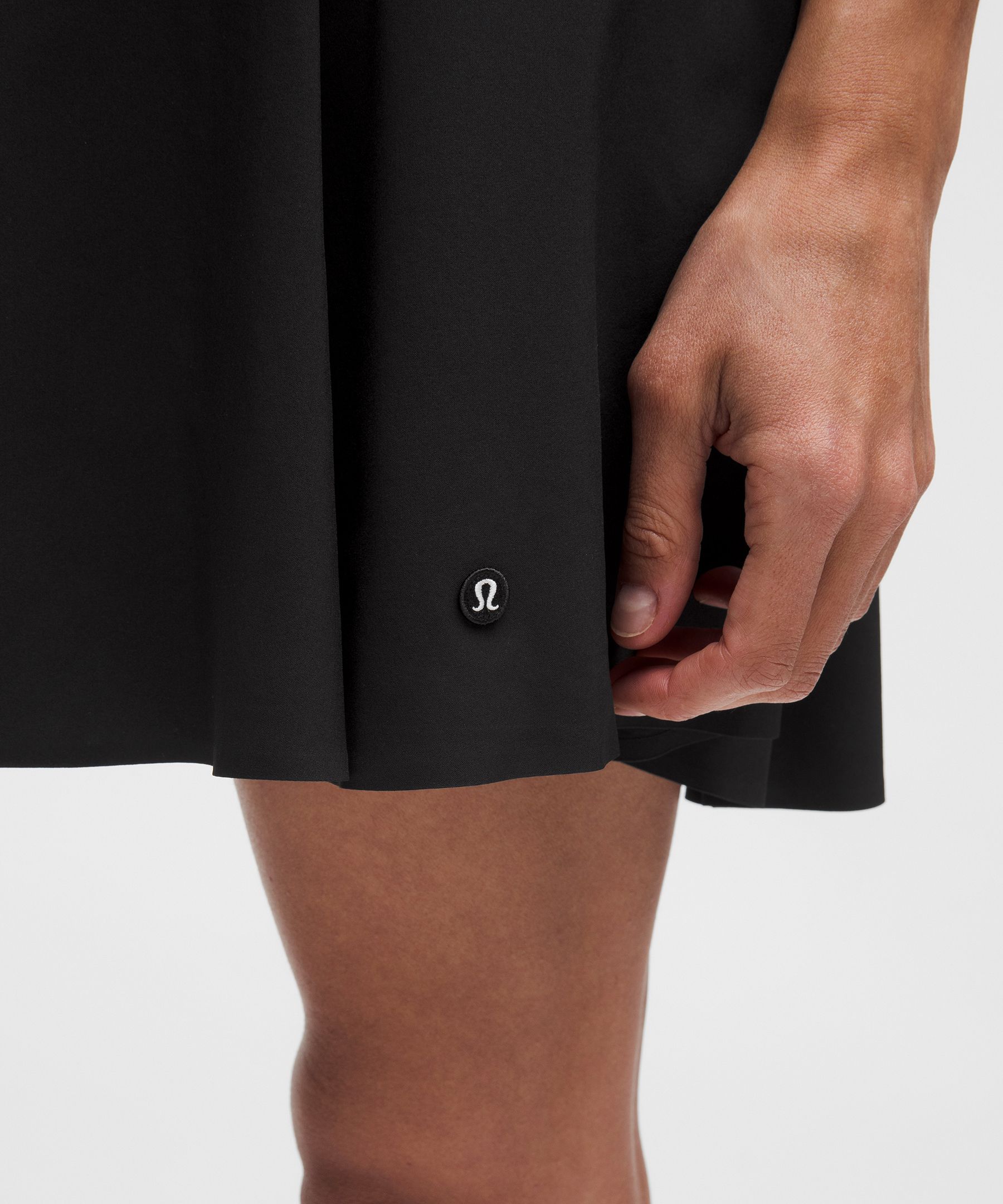 A-Line Side-Pleat Tennis Skirt *Long