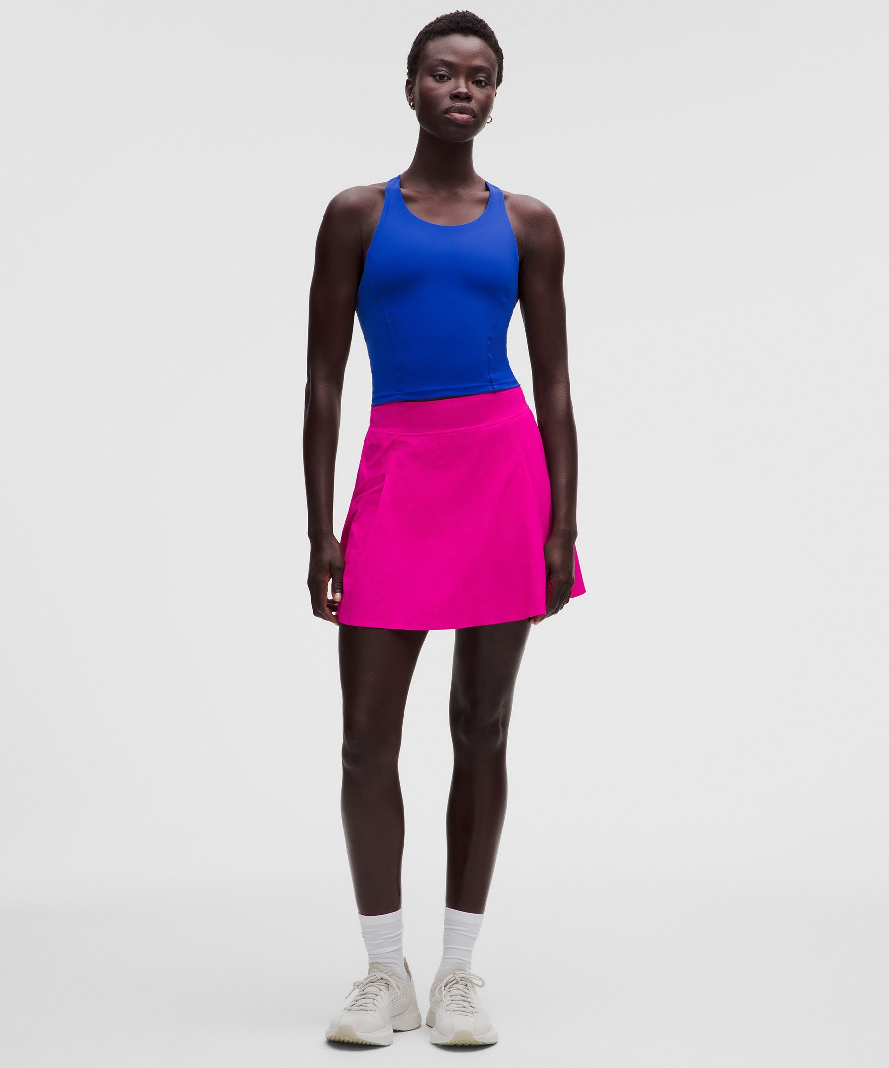 A-Line Side-Pleat Tennis Skirt