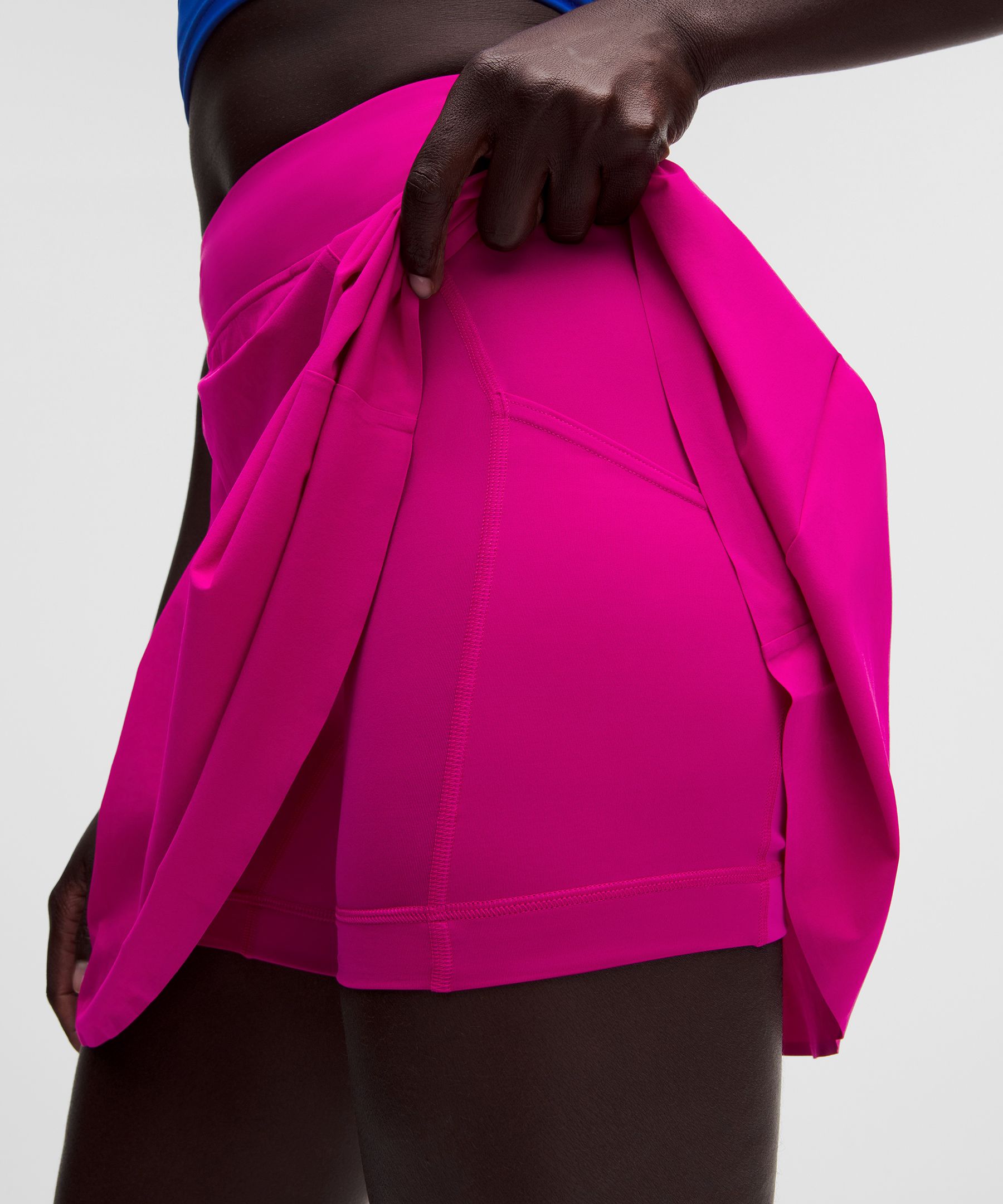 A-Line Side-Pleat Tennis Skirt