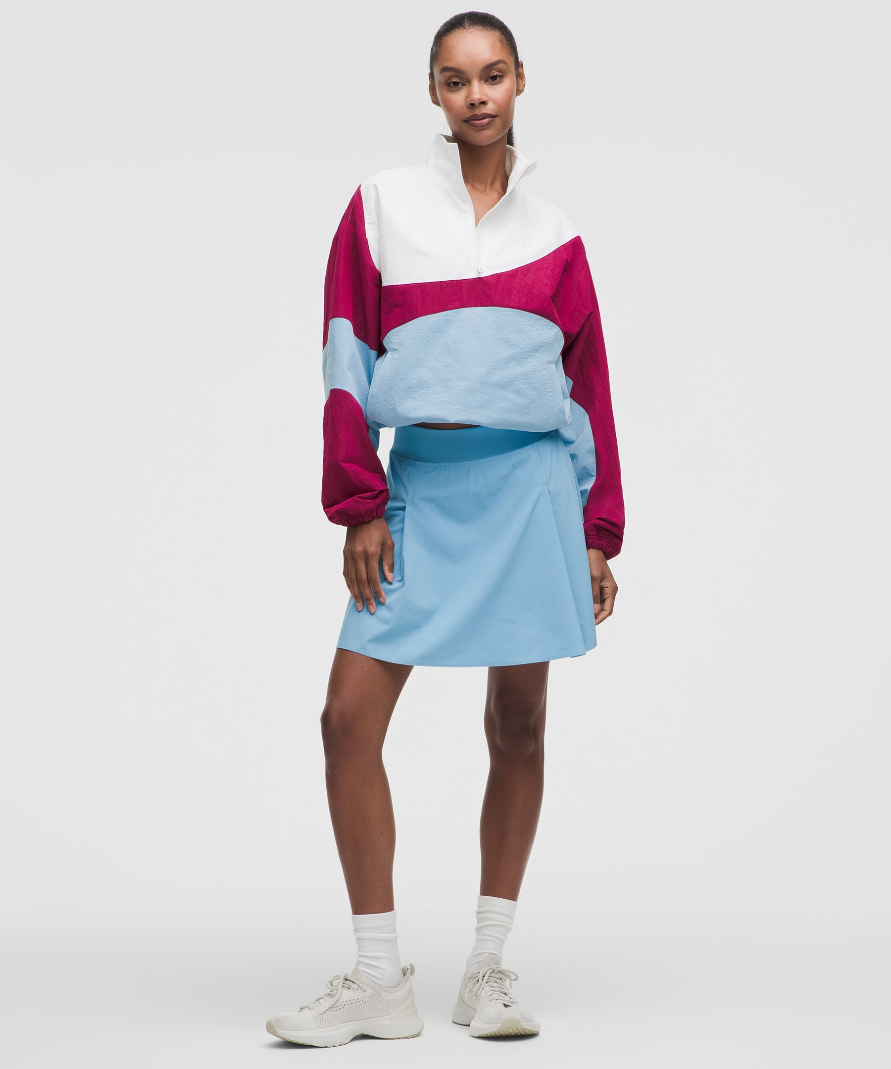 A-Line Side-Pleat Tennis Skirt