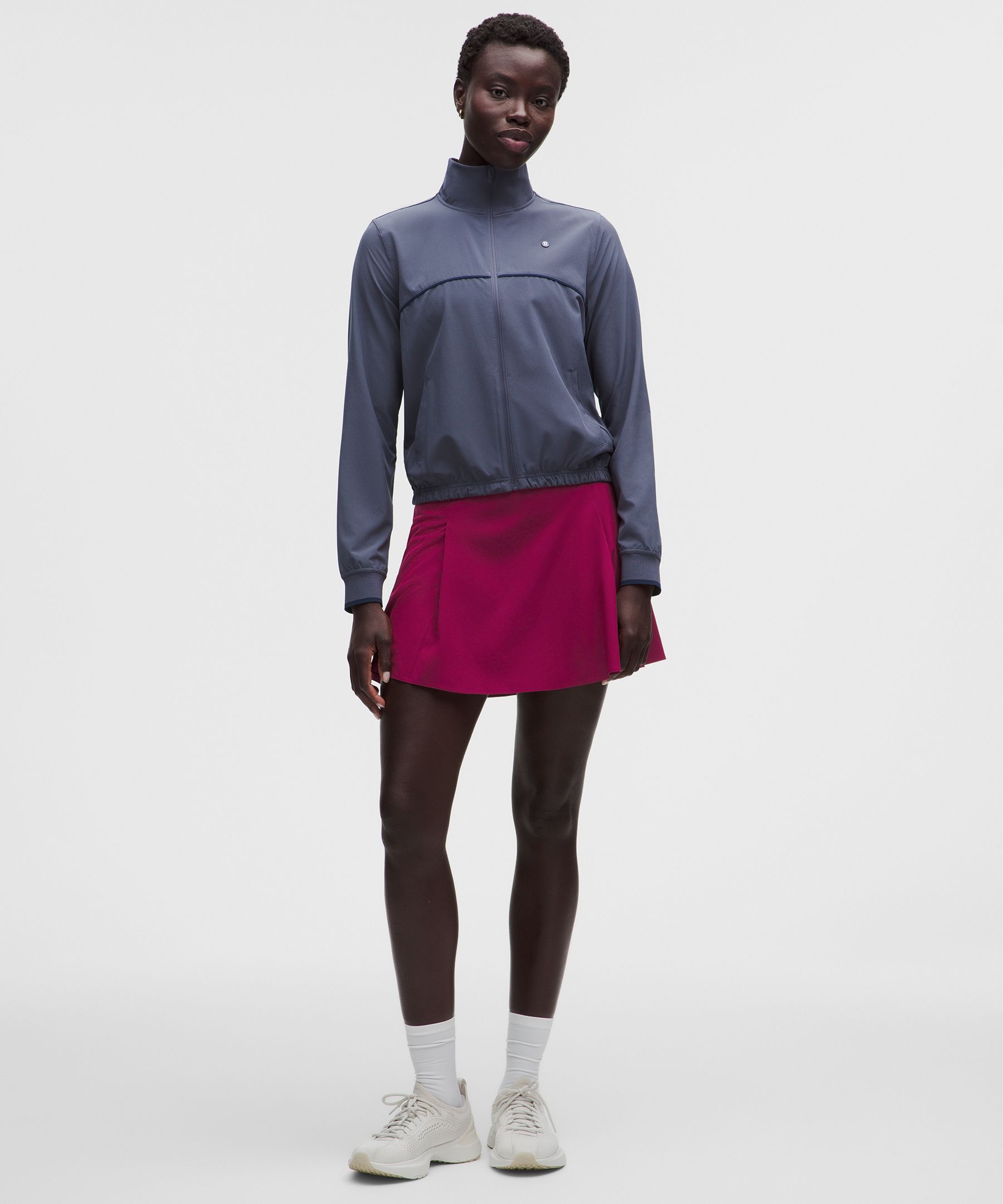 A-Line Side-Pleat Tennis Skirt