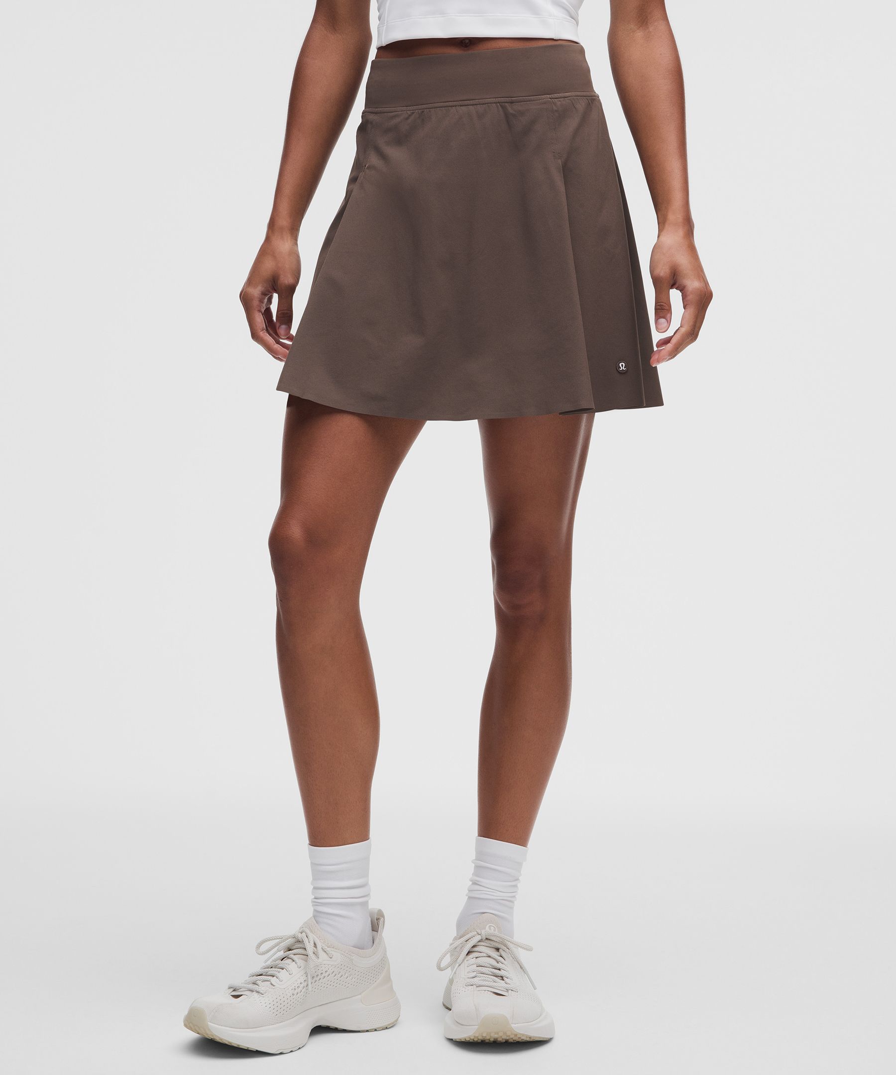 A-Line Side-Pleat Tennis Skirt