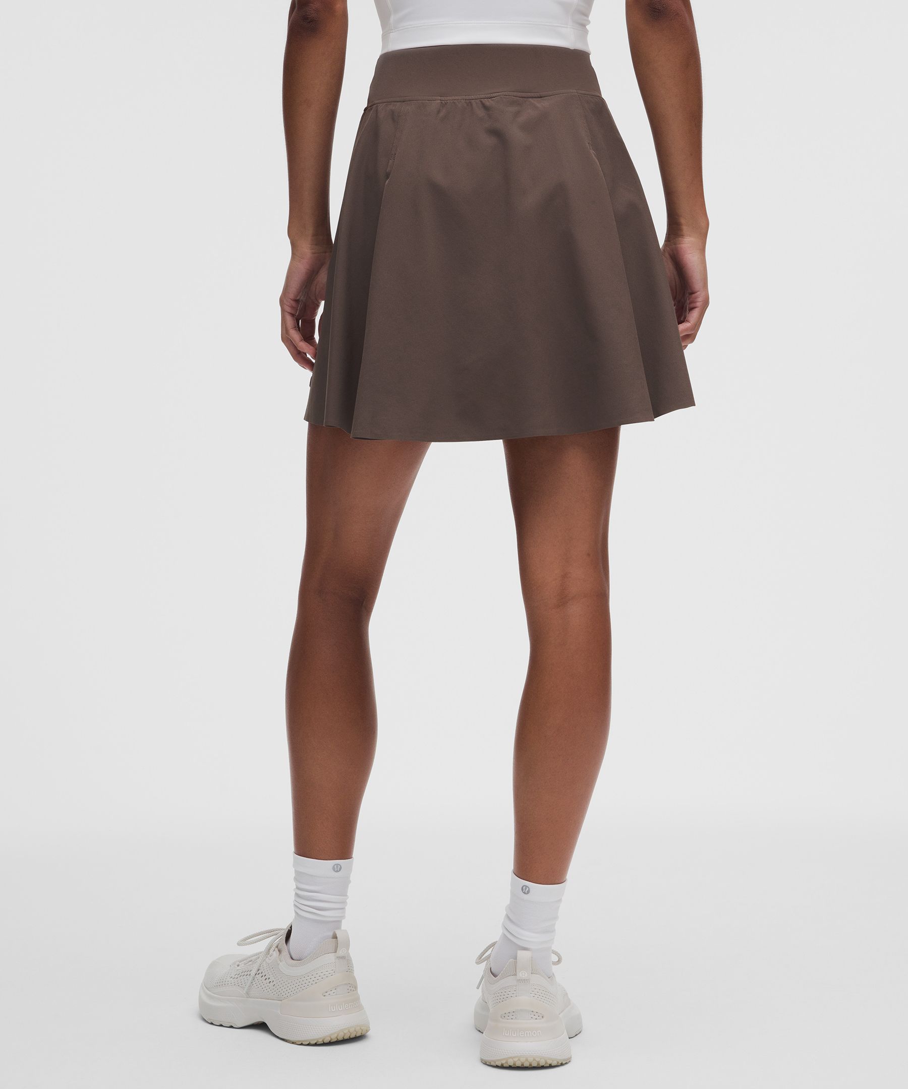 A-Line Side-Pleat Tennis Skirt