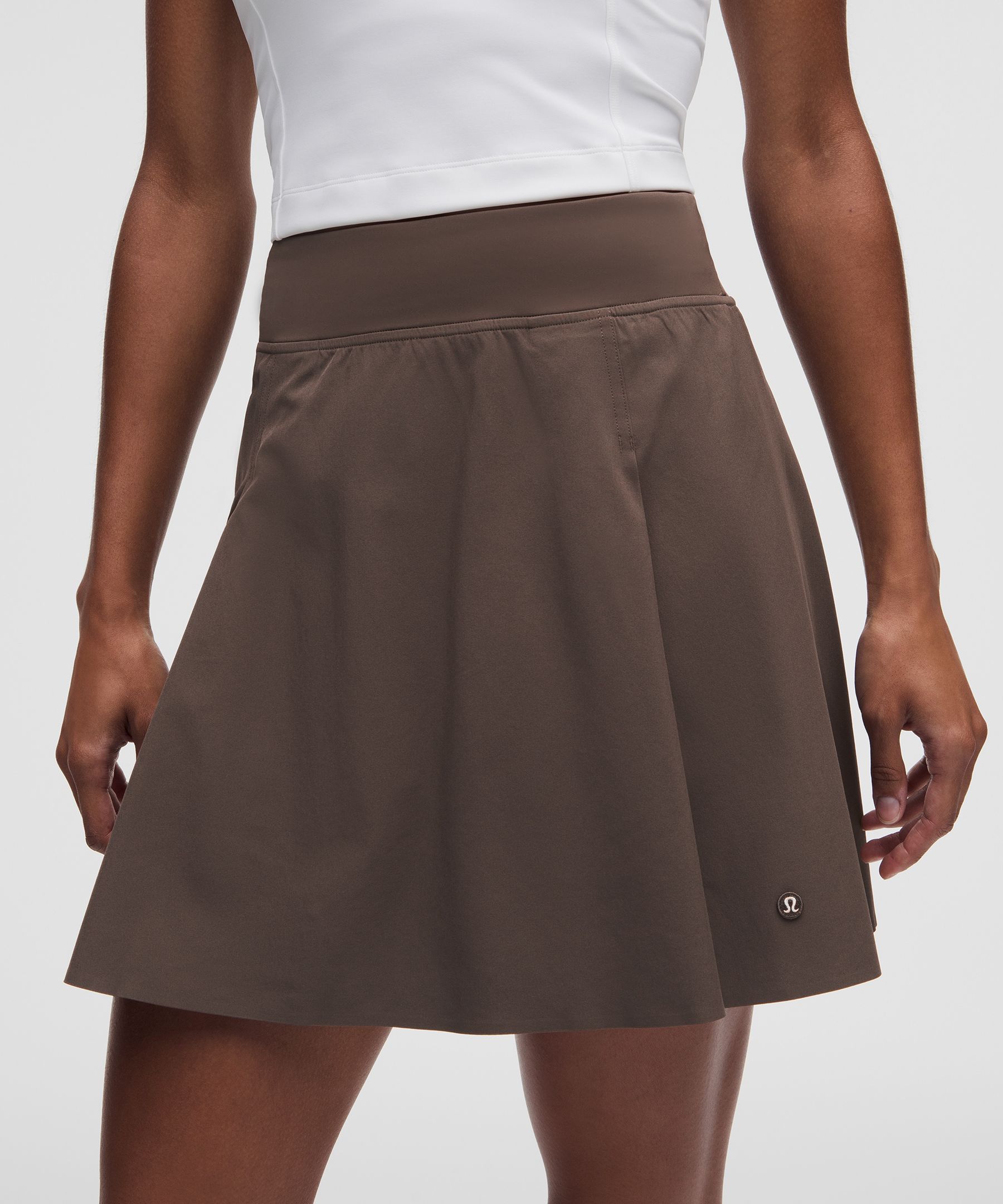 A-Line Side-Pleat Tennis Skirt