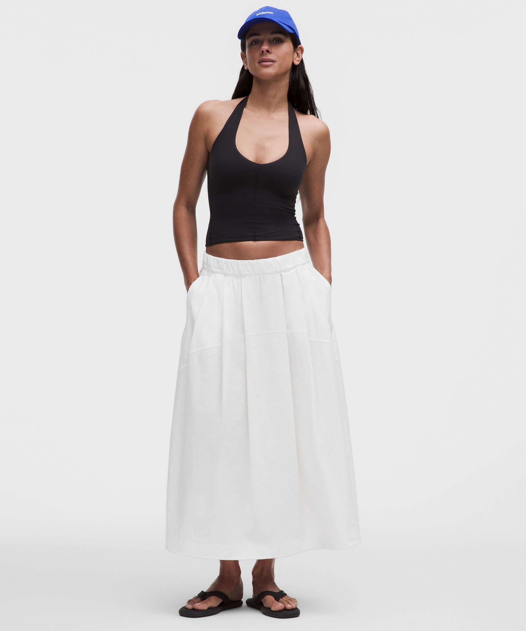 Lululemon LuluLinen Adjustable-Hem Maxi Skirt INTERNATIONAL SHIPPING