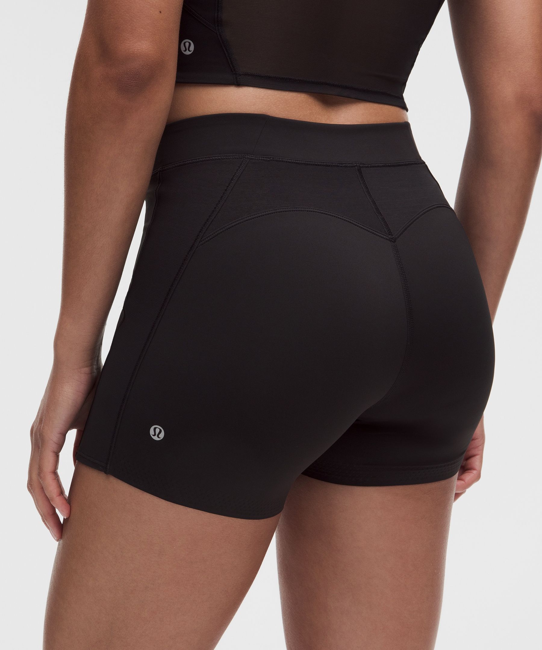 Nulux Mesh-Panelled High-Rise Mini Skort