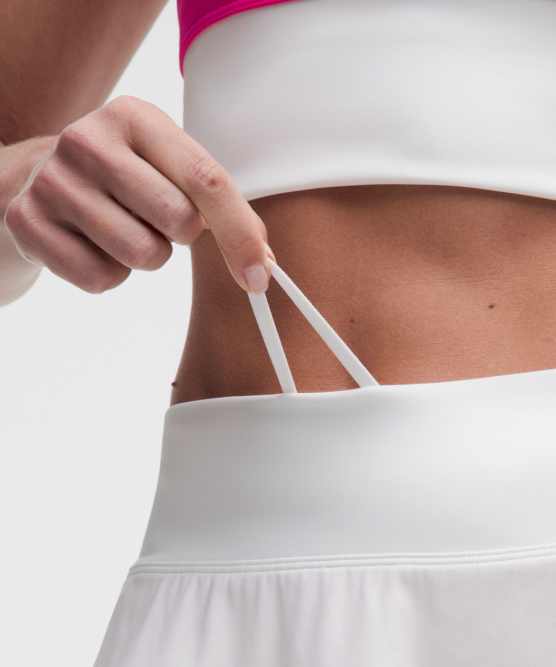 Layered Long-Liner Tennis Skirt