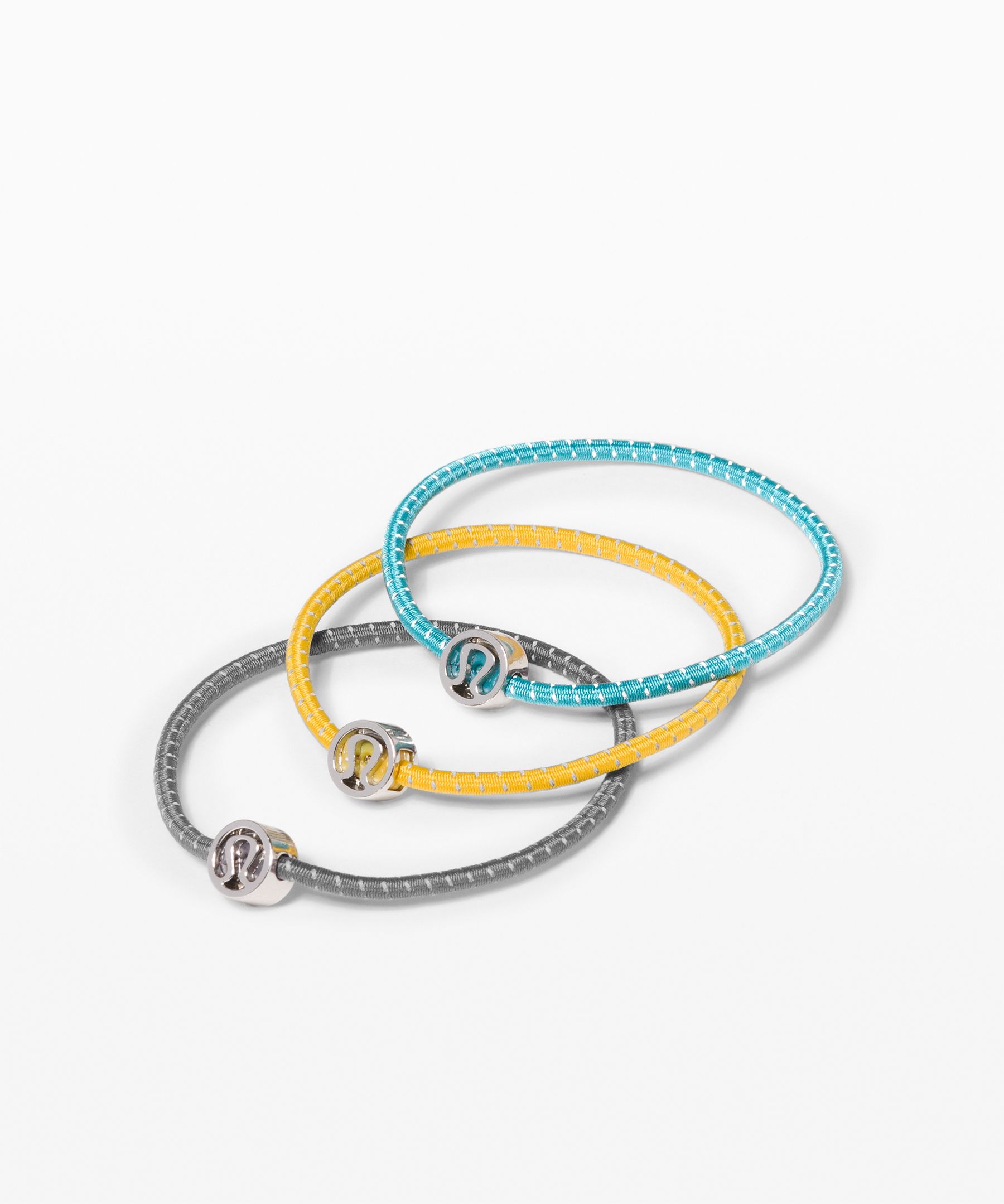 Lululemon Glow On Hair Ties In Ice Cave Moonwalk Honeycomb Modesens
