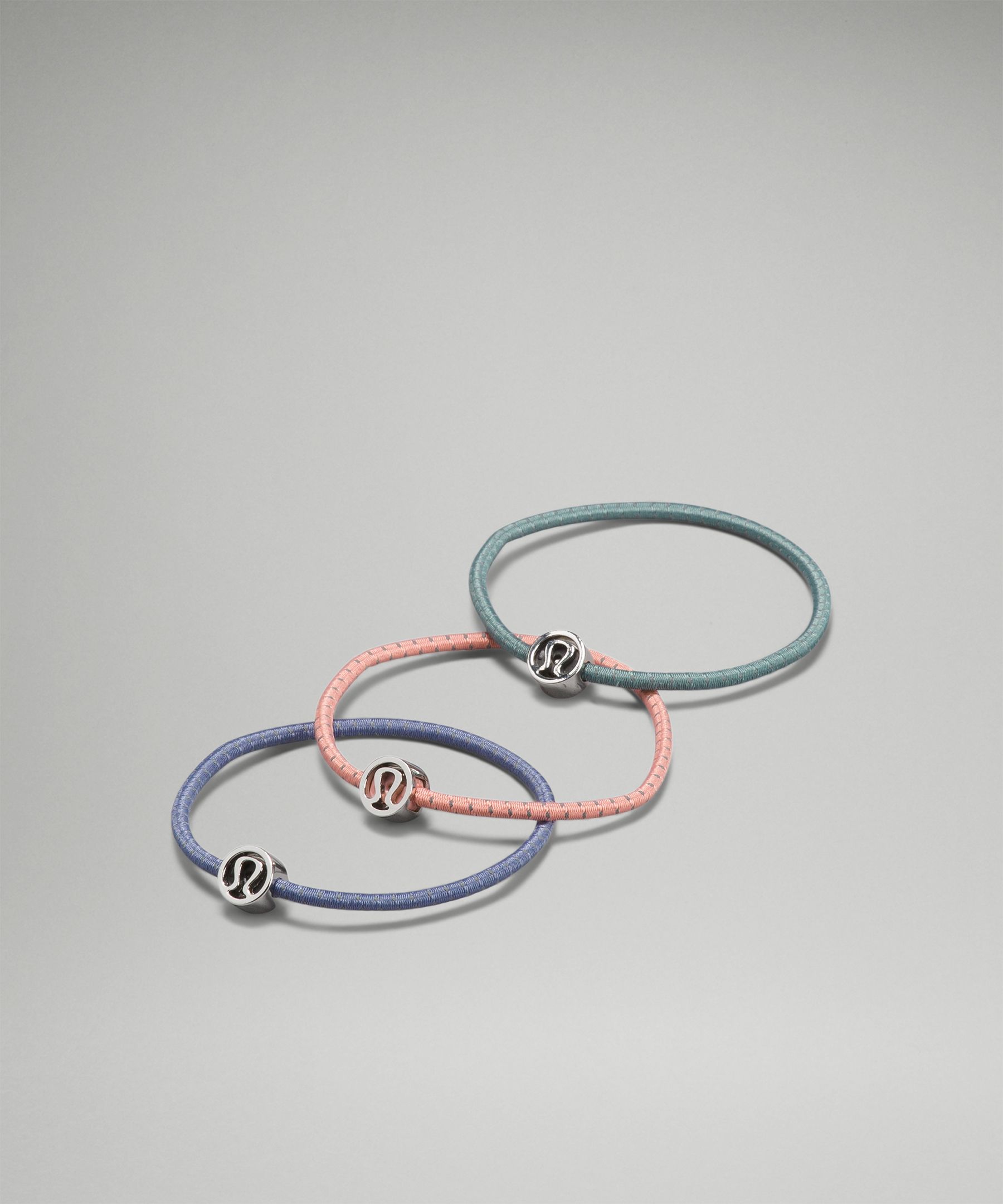 Lululemon Glow On Hair Ties 3 Pack