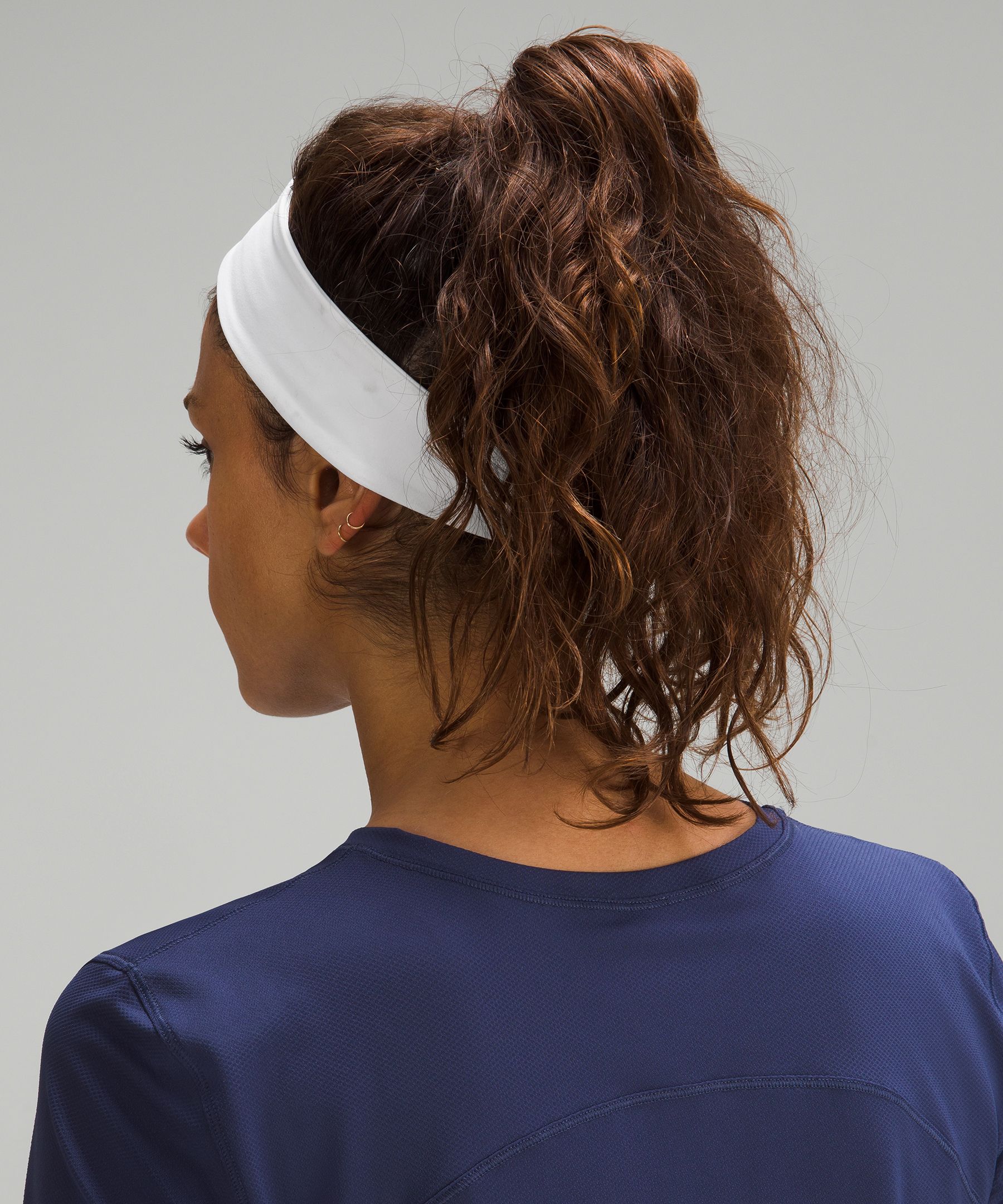  Lululemon Athletica Lululemon Fly Away Tamer Headband (Blue  Linen) : Clothing, Shoes & Jewelry