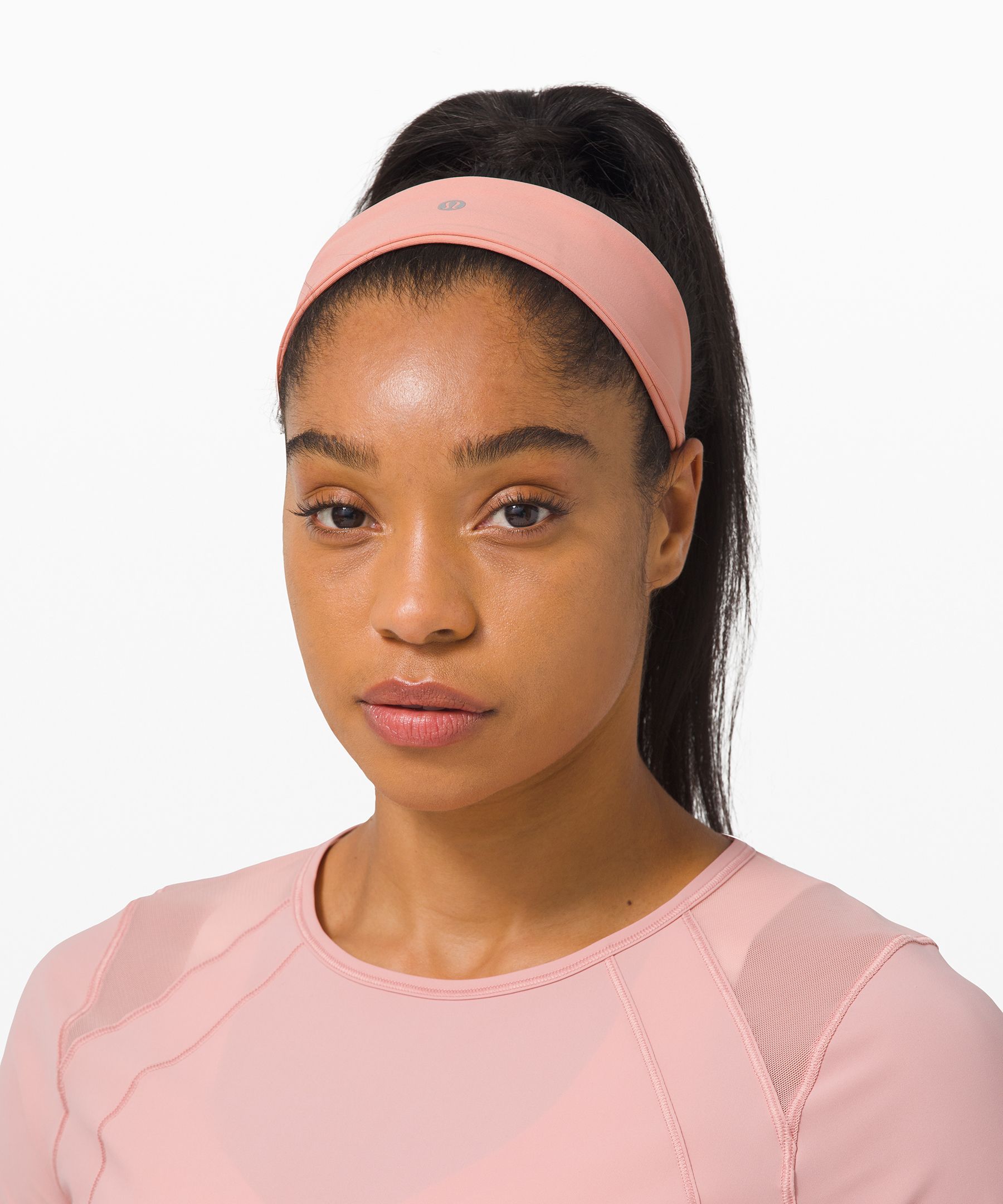 Lululemon Fly Away Tamer Headband *luxtreme In Pink