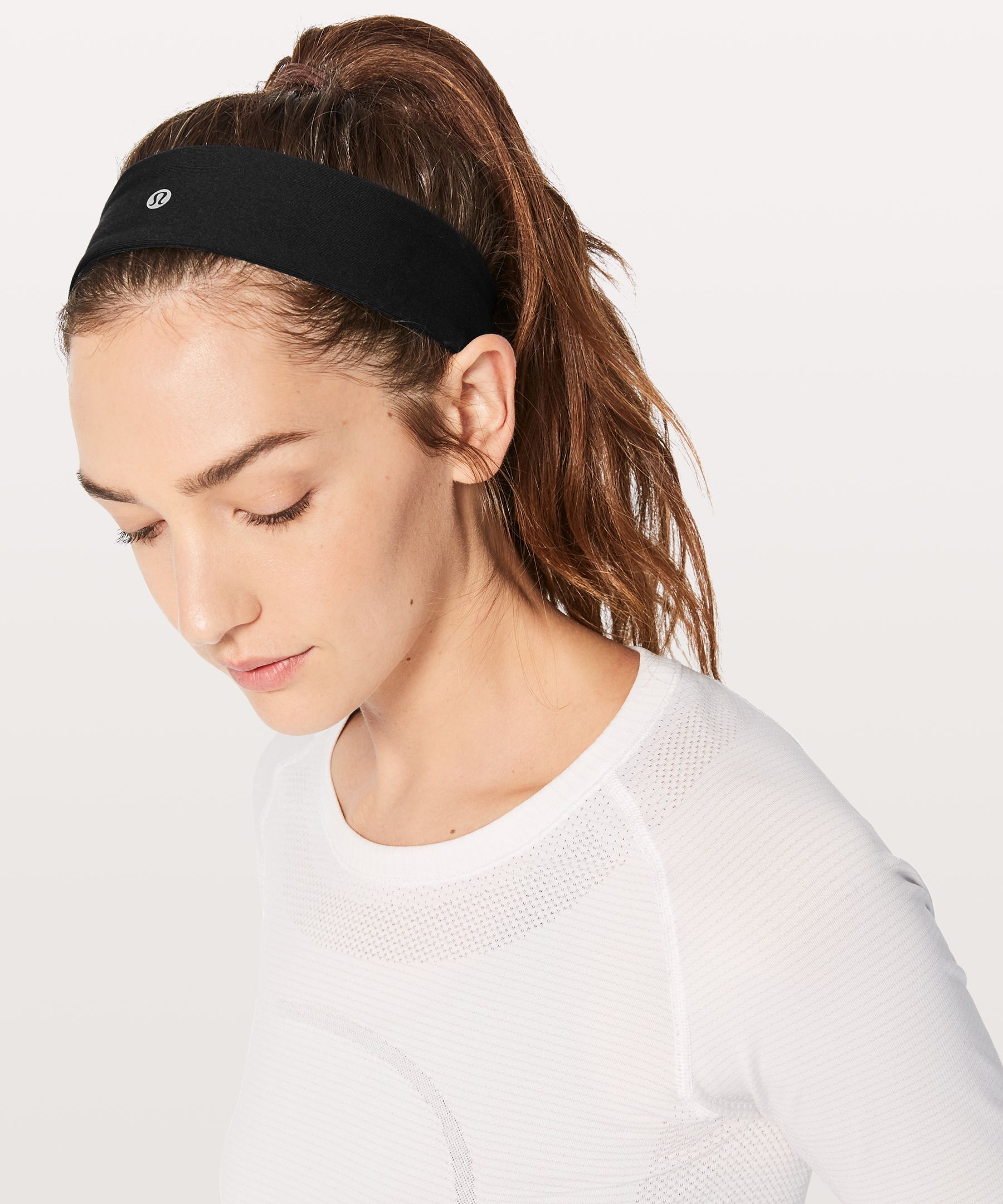 Lululemon 💕 Fly Away Tamer Headband Dark Prism Pink Stretch Hairband Run  Train