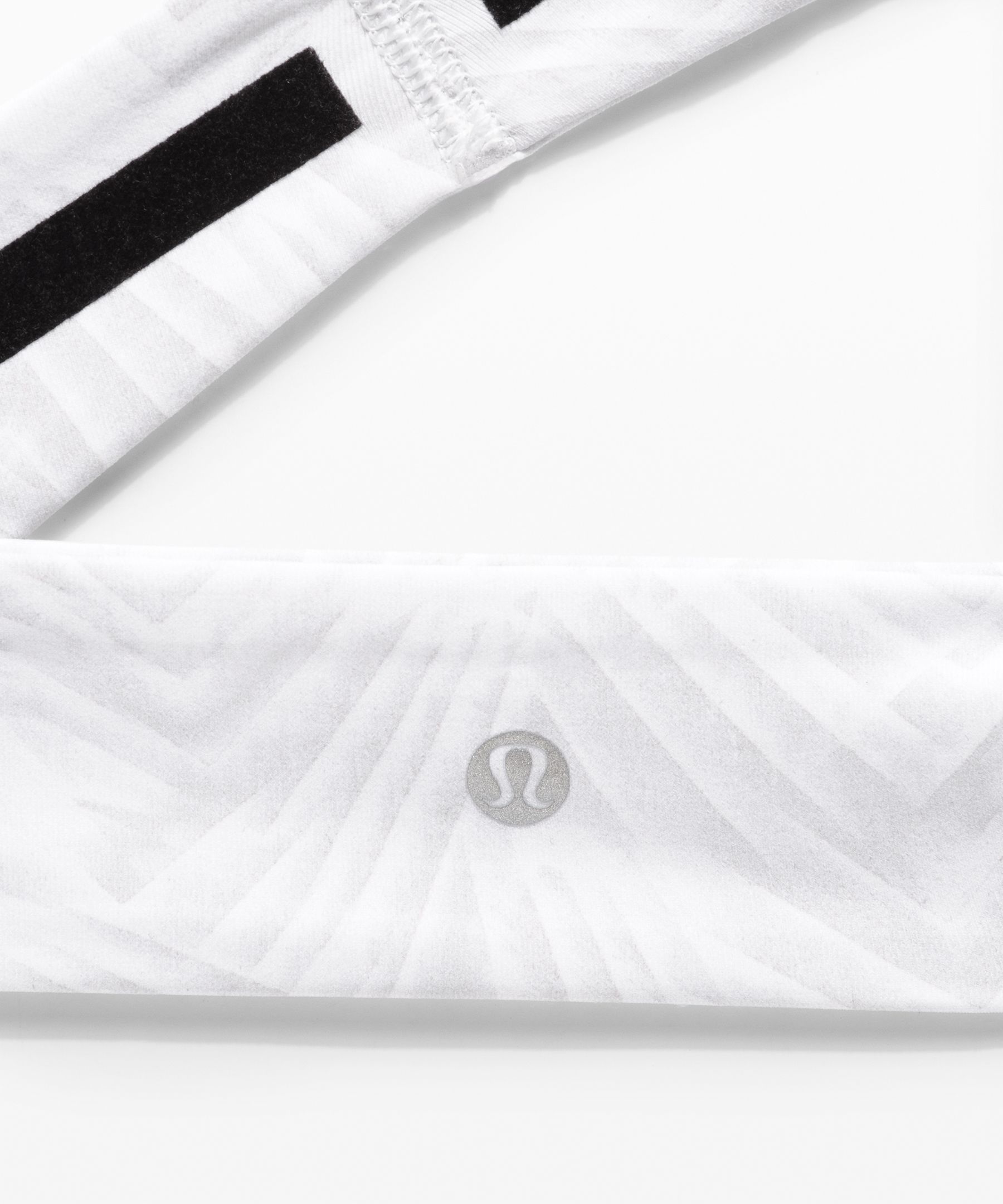 Lululemon Fly Away Tamer Headband Luxtreme In Concertina White