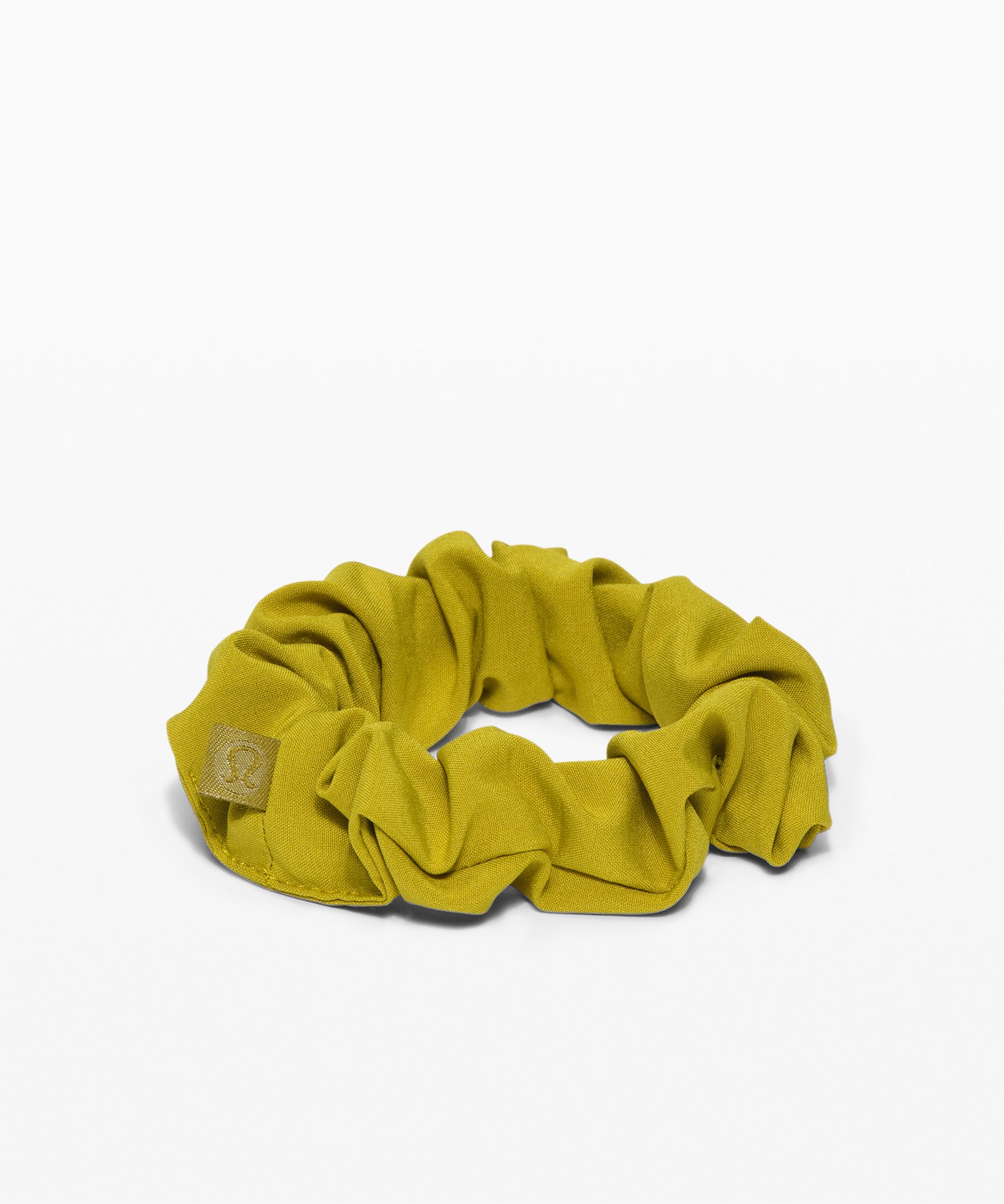 Lululemon Uplifting Scrunchie In Golden Lime