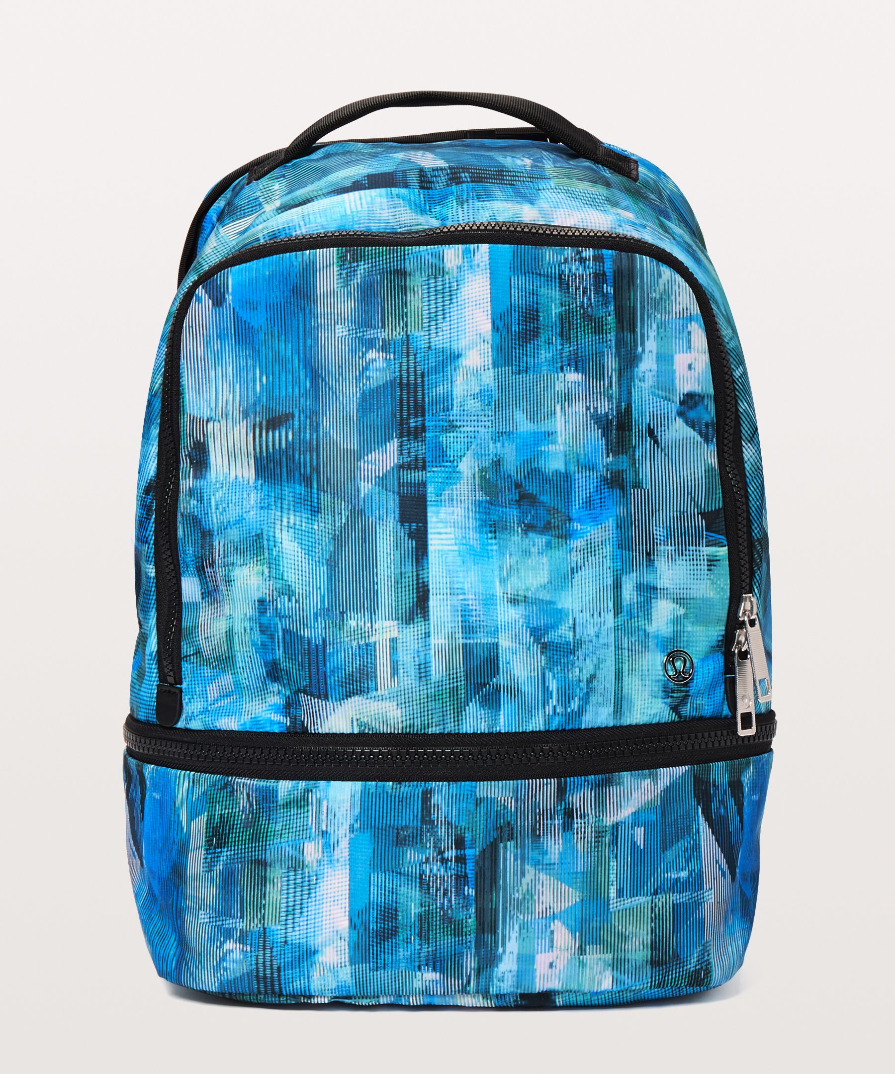 Lululemon City Adventurer Backpack *17l In Sun Dazed Multi Blue/black