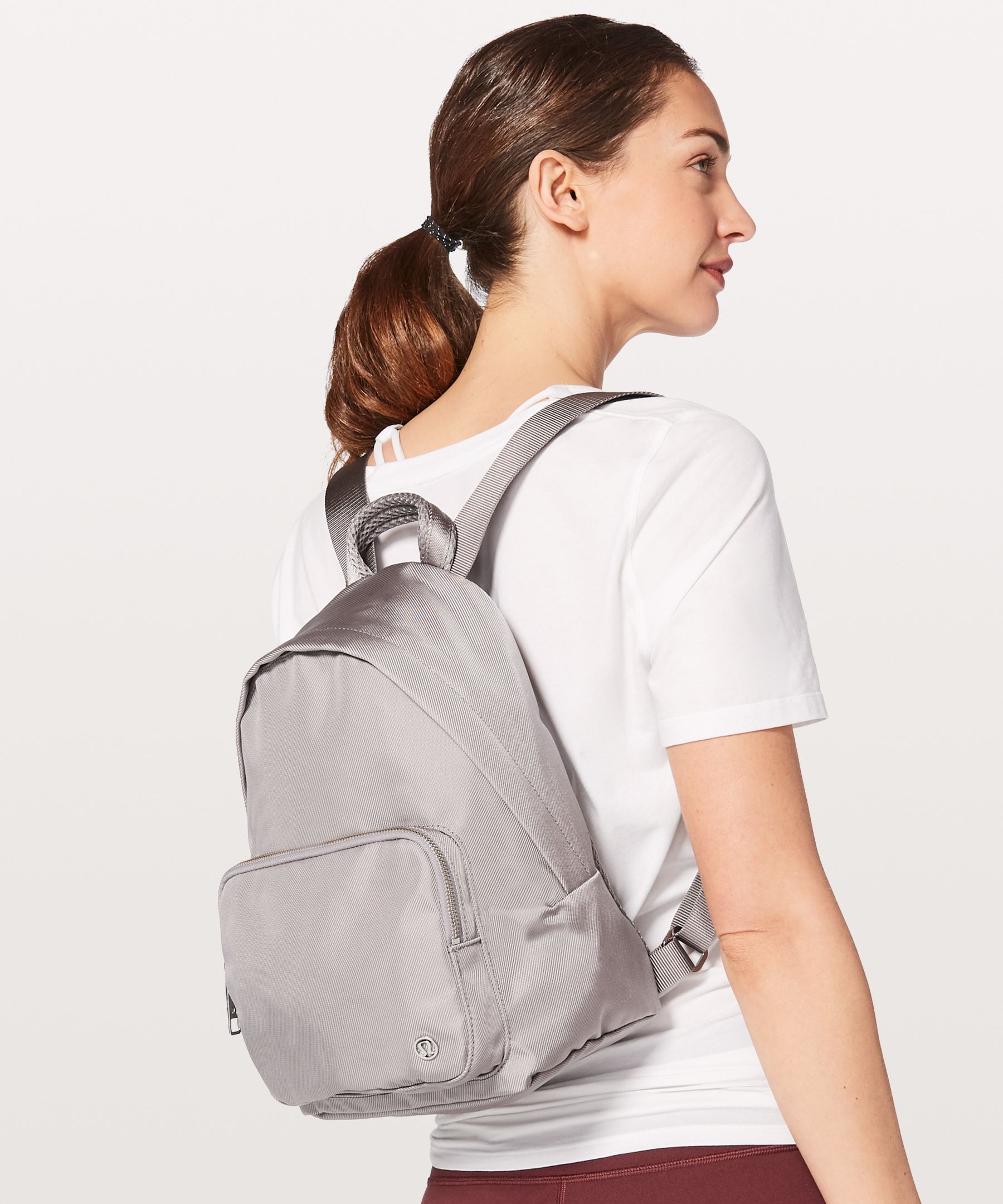 Lululemon store grey backpack