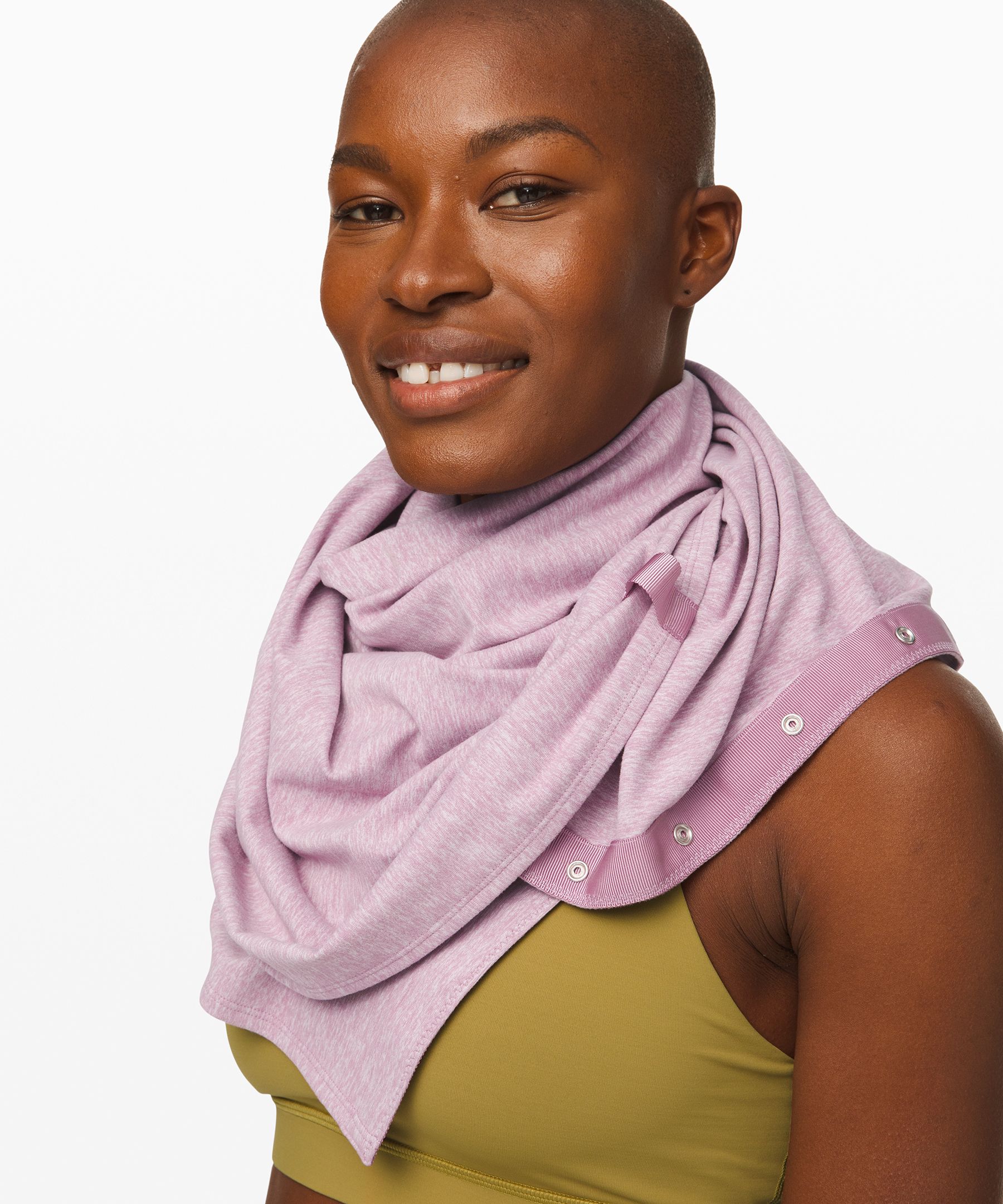 lululemon scarf with buttons