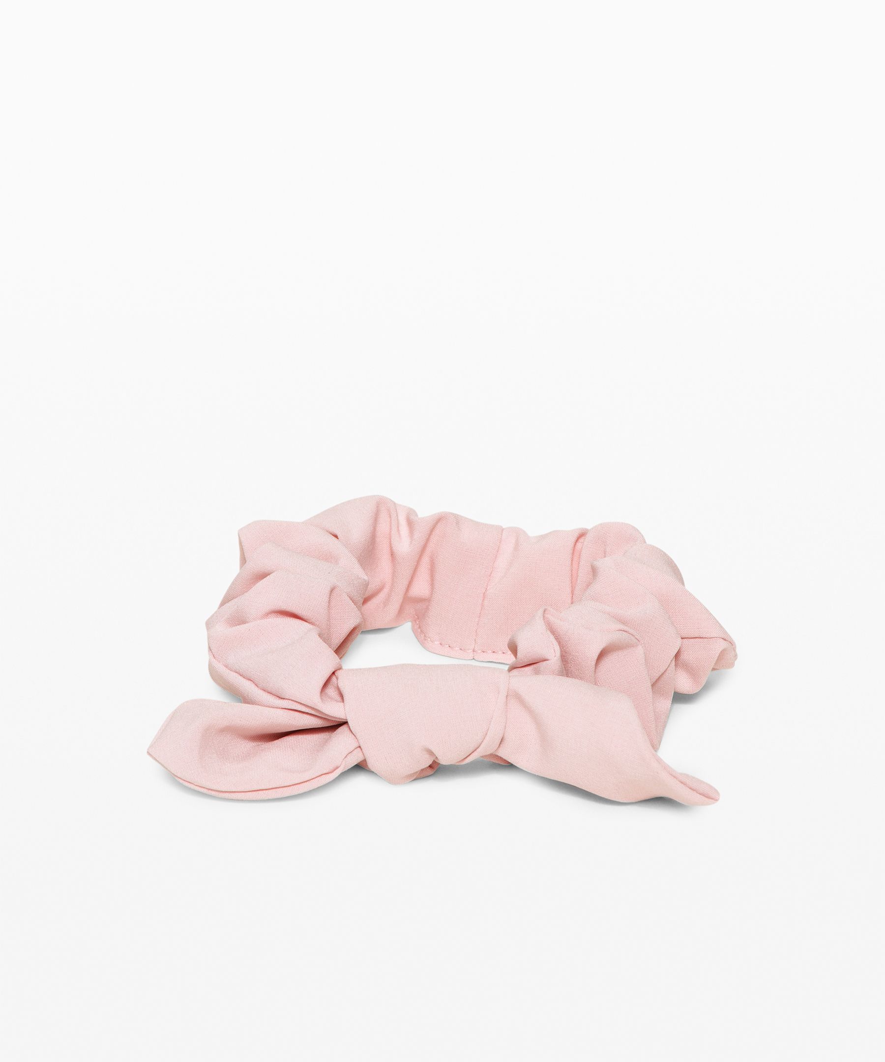 Lululemon Uplifting Scrunchie *bow In Pink