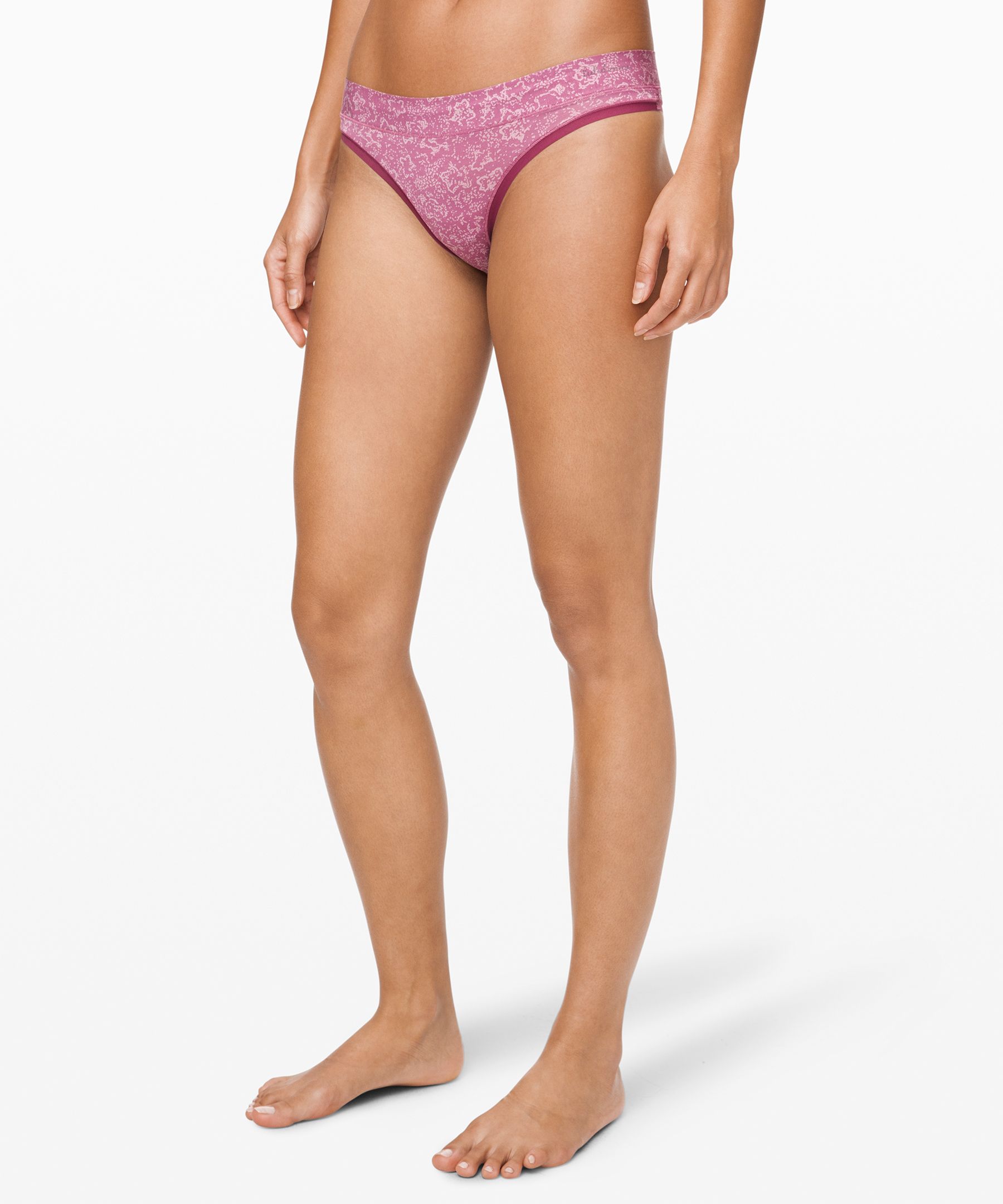 Lululemon Women's Underwear Mula Bandhawear Bikini Twin (Pink) RRP £18 Each