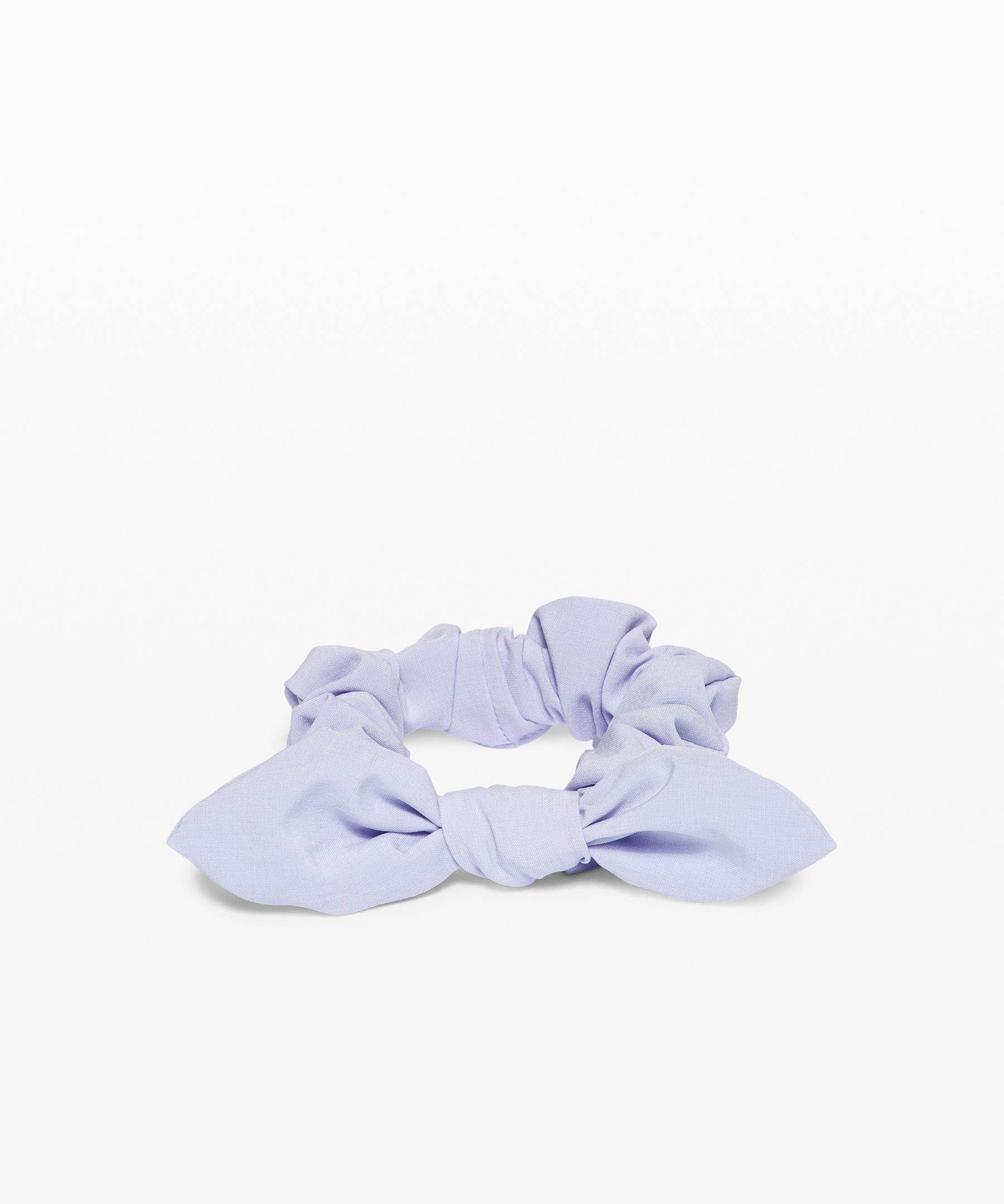 Lululemon Uplifting Scrunchie *bow In Blue