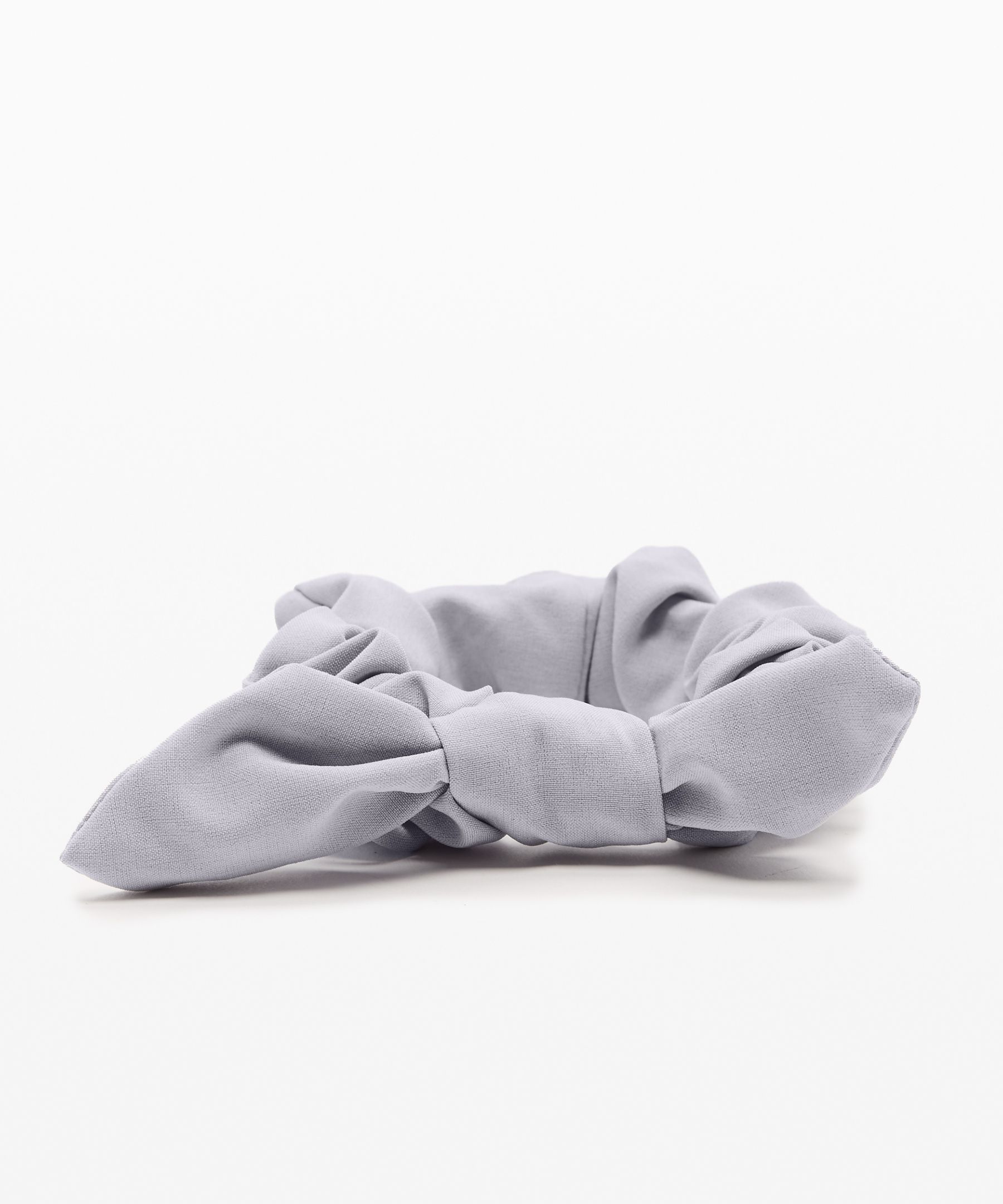 Lululemon Uplifting Scrunchie *bow In Silver Lilac