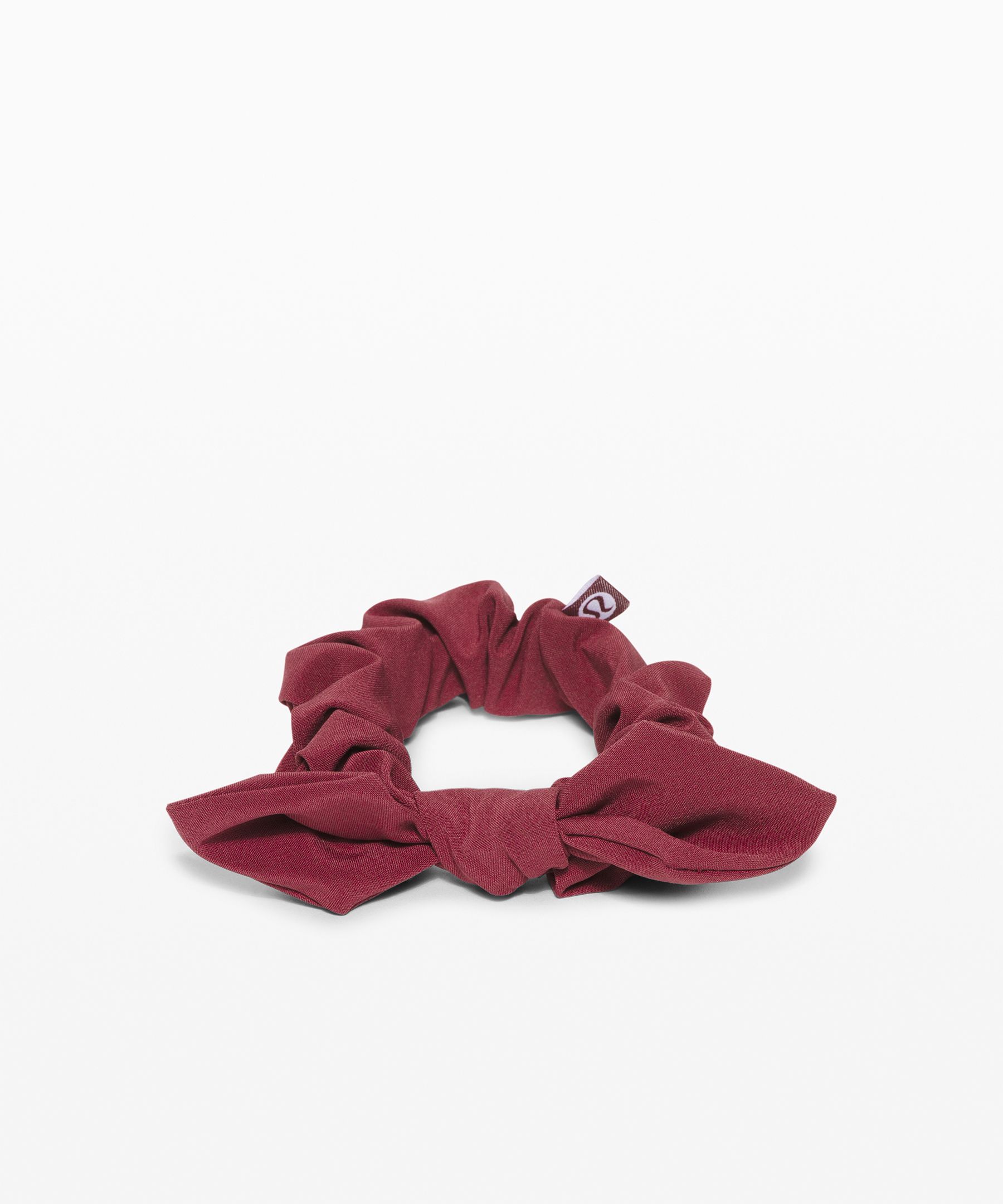 Lululemon Uplifting Scrunchie *bow In Red