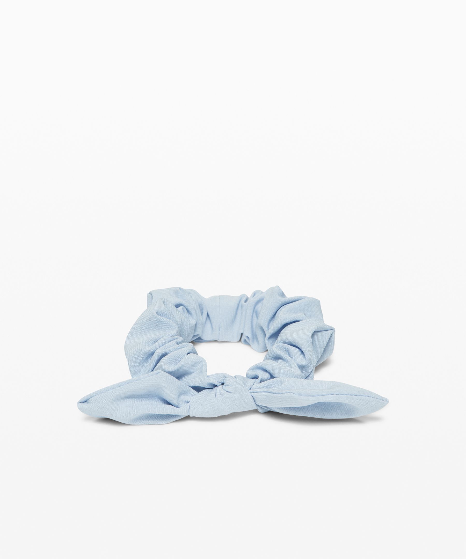 Lululemon Uplifting Scrunchie *bow In Blue