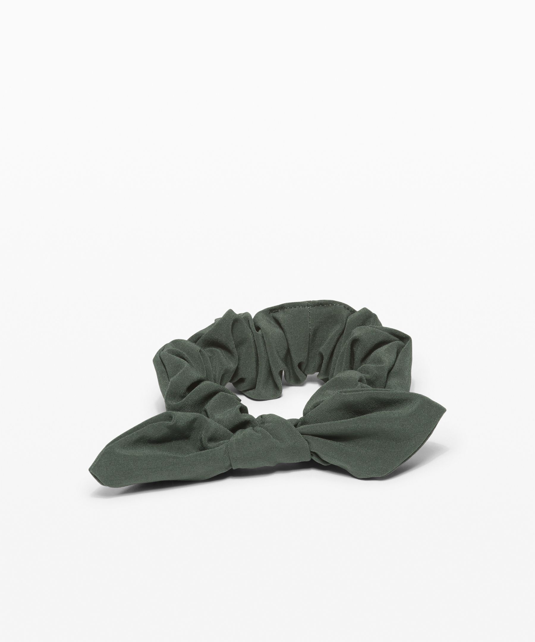 Lululemon Uplifting Scrunchie Bow In Smoked Spruce