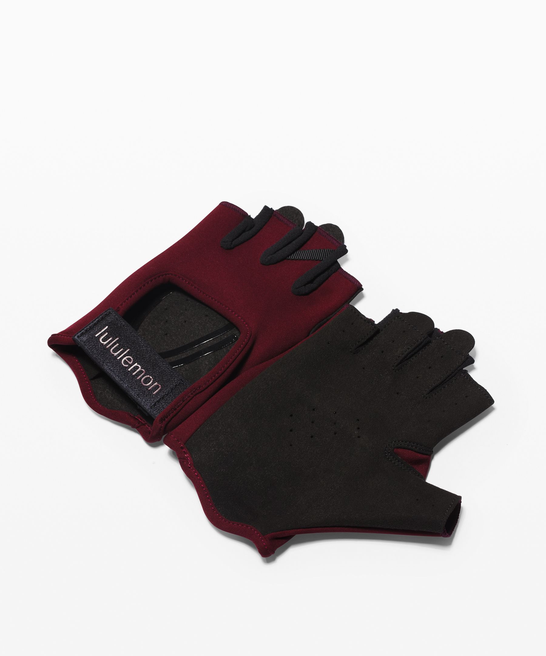 Lululemon Uplift Training Gloves In Garnet/black