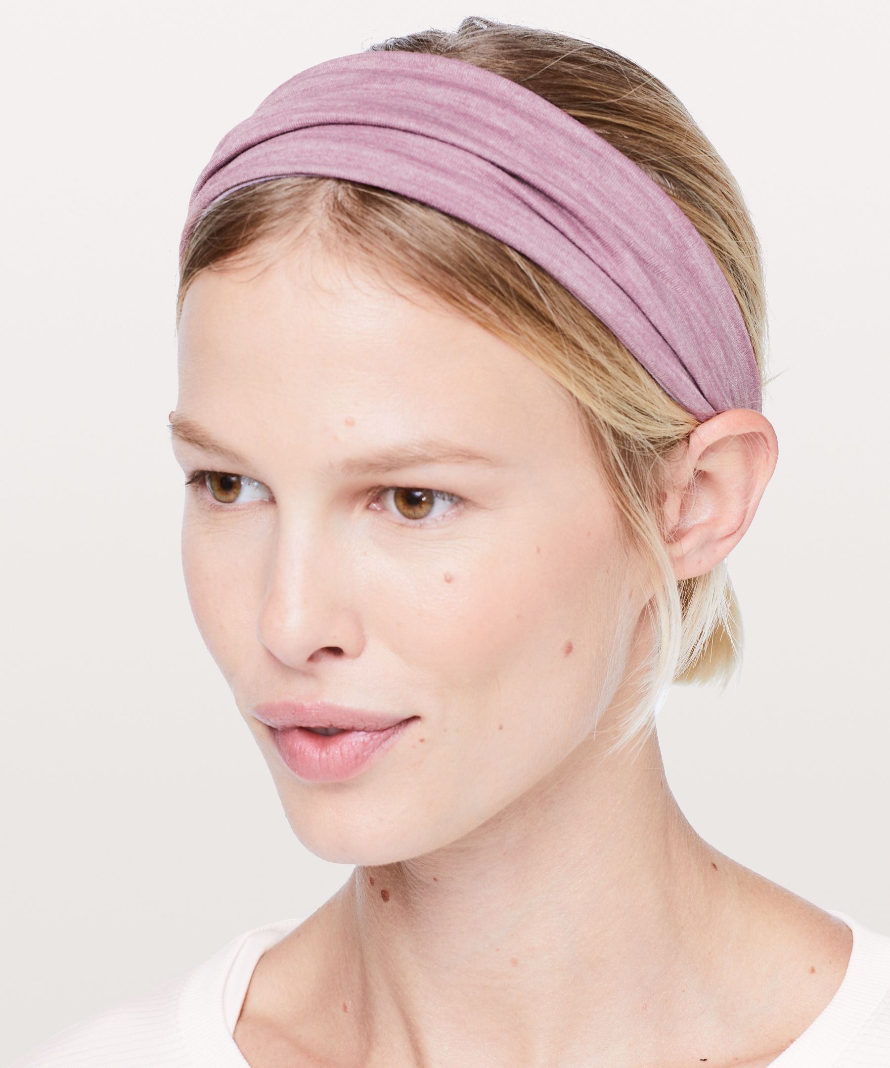 Lululemon Fringe Fighter Headband In Heathered Antoinette/heathered Figue