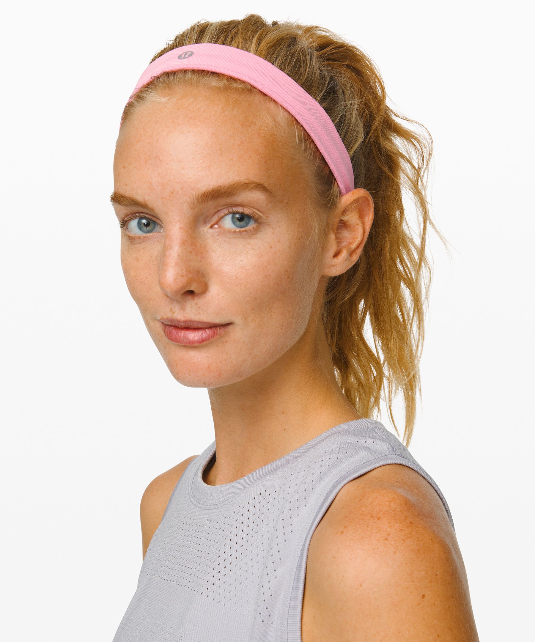 Lululemon Cardio Cross Trainer Headband In Pink Shell/pink Shell