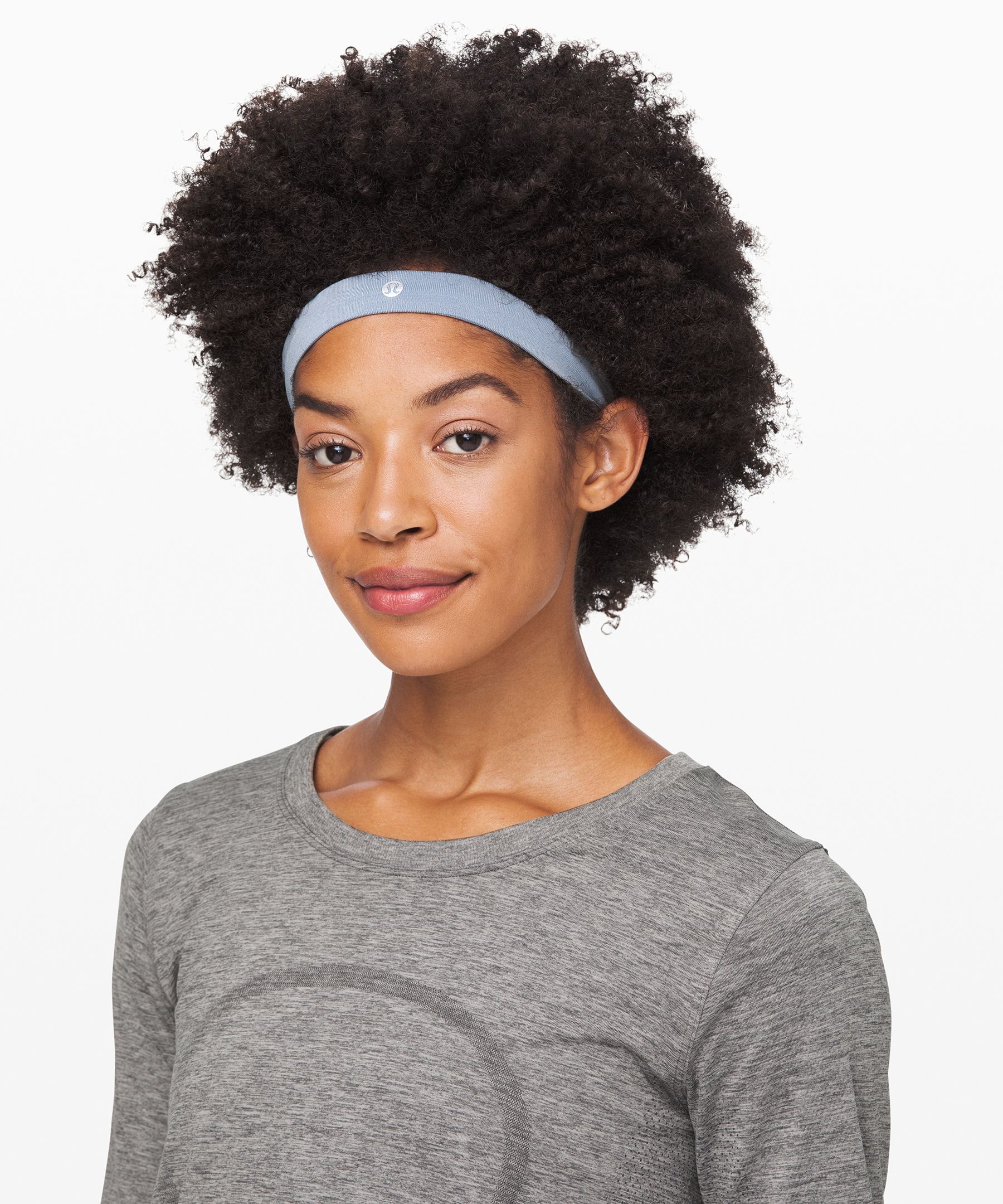 Lululemon Cardio Cross Trainer Headband In Tempest Blue/icecap