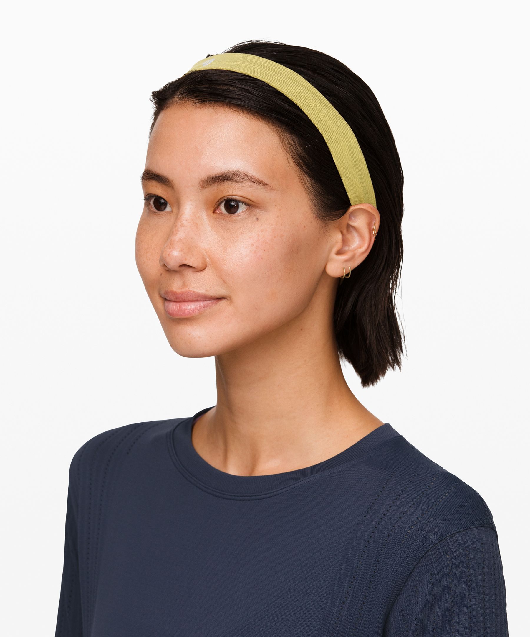 Lululemon Cardio Cross Trainer Headband In Highlander/grape Leaf