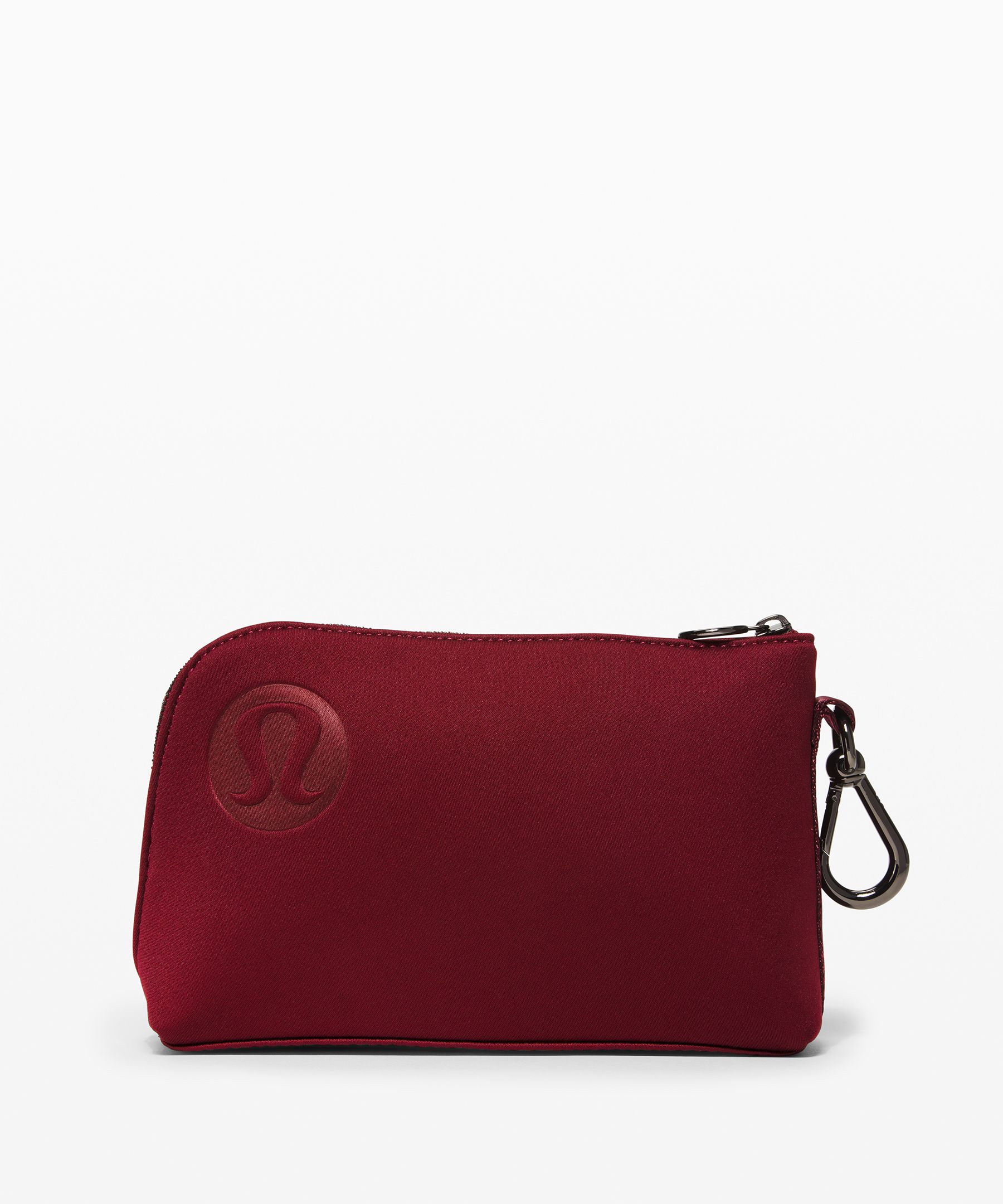 Lululemon Off The Mat Pouch *neoprene 2l In Deep Rouge