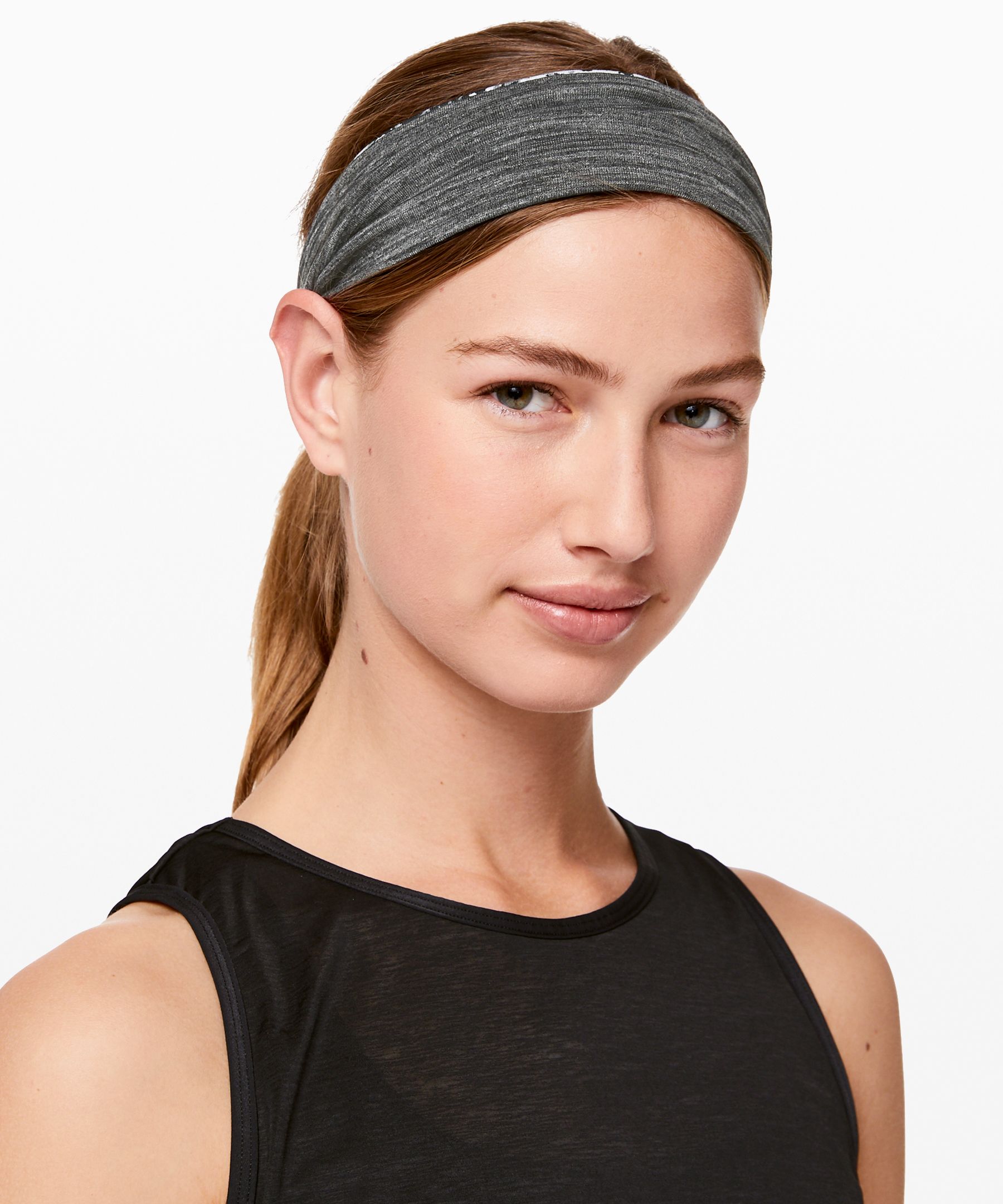 Lululemon Fringe Fighter Headband In Paint Splash Silver Drop Multi/heathered