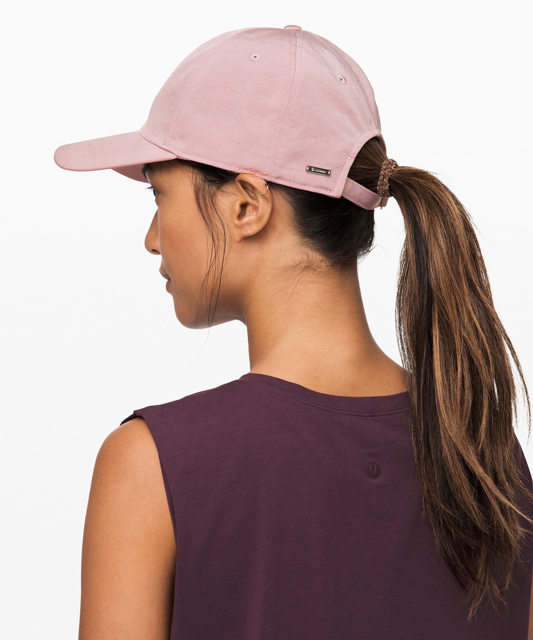 lululemon baller hat ponytail