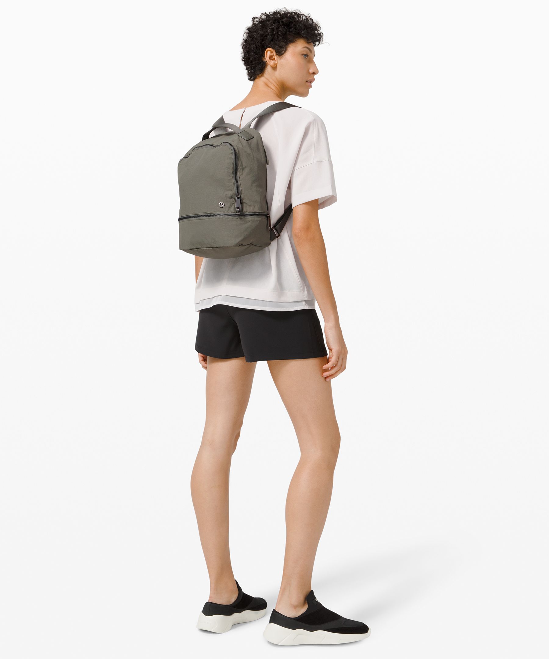 lululemon olive green backpack